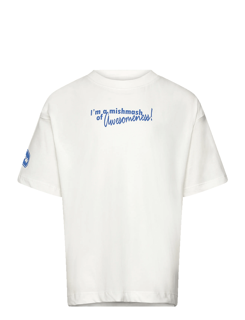 The New - TNPerry OS S_S Tee - kortærmede t-shirts - cloud dancer - 1