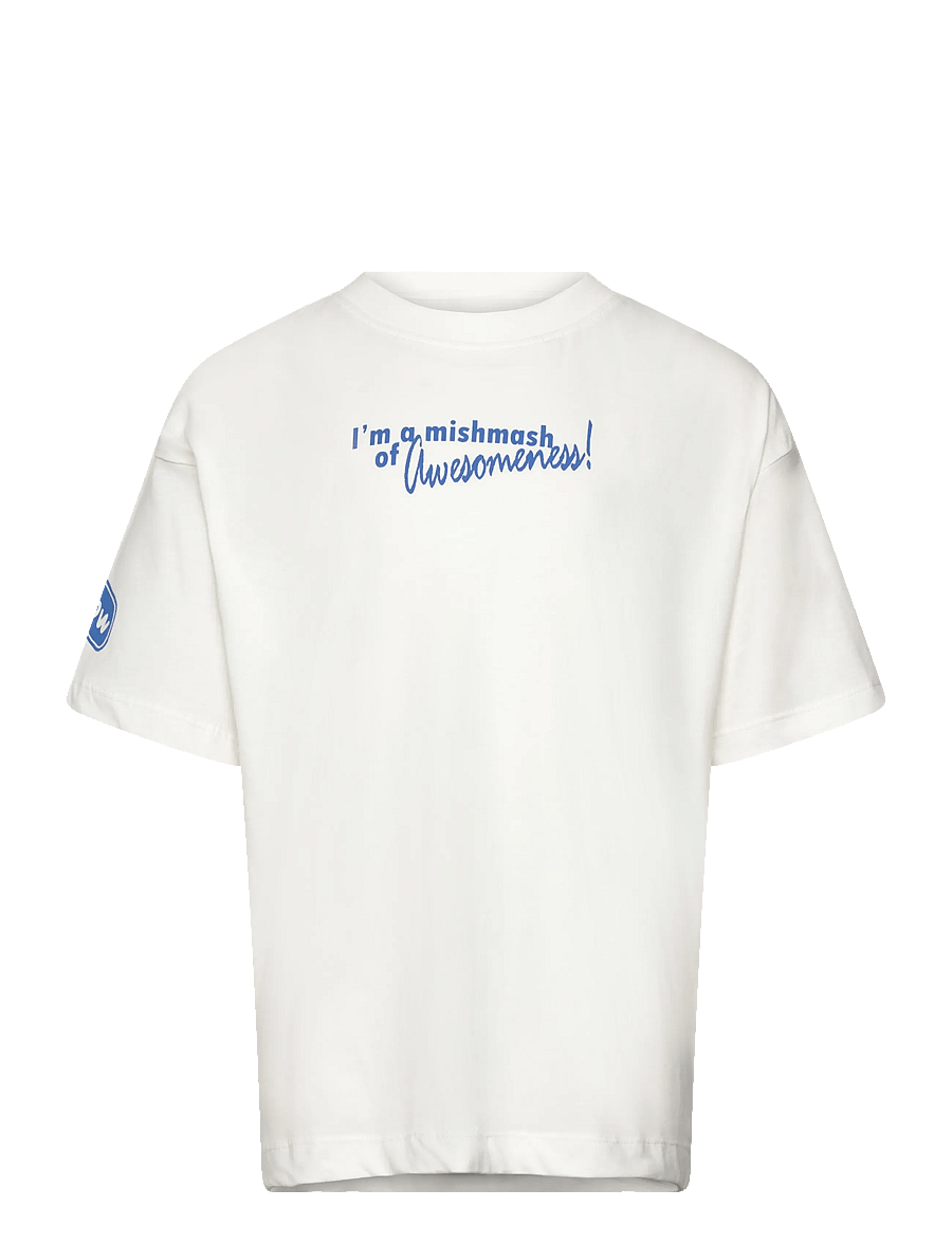 The New - TNPerry OS S_S Tee - kortärmade t-shirts - cloud dancer - 1