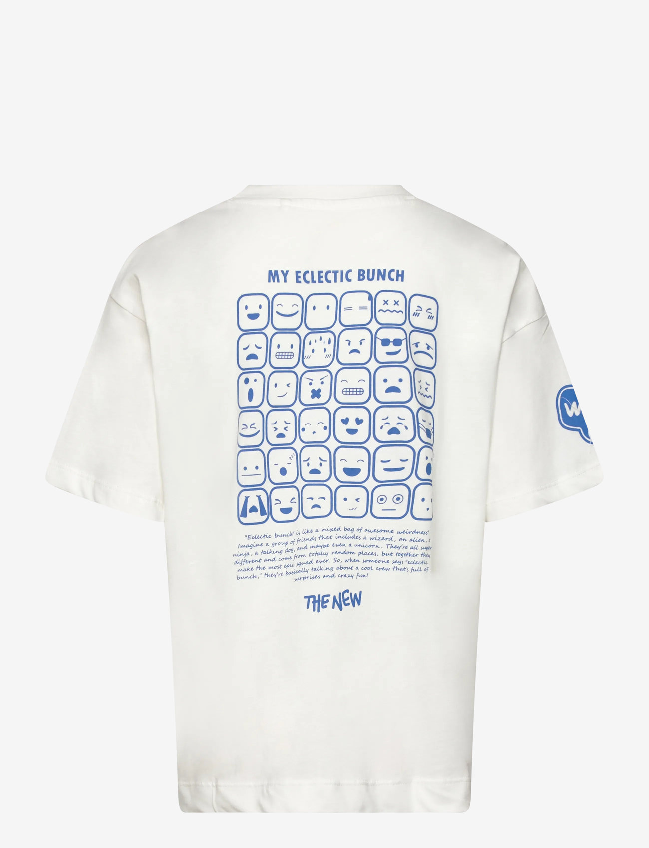 The New - TNPerry OS S_S Tee - kortærmede t-shirts - cloud dancer - 2