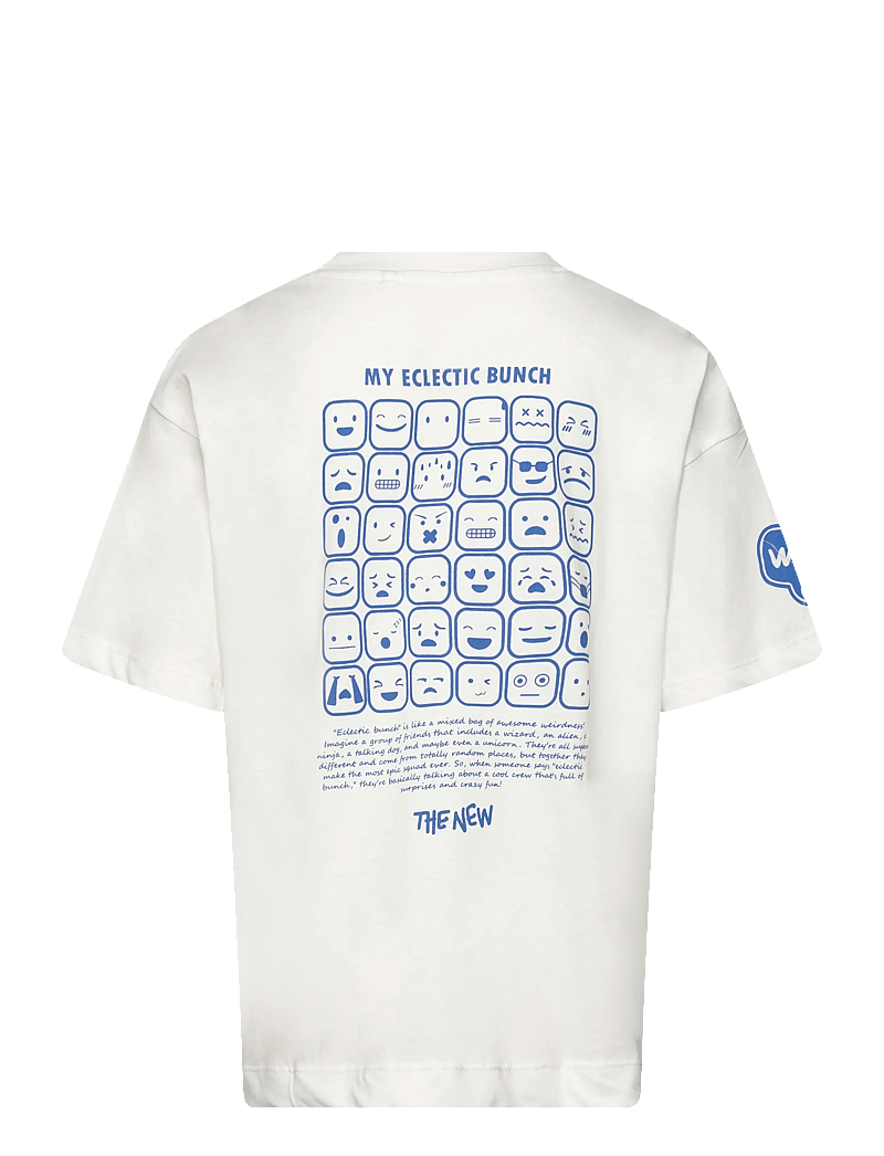 The New - TNPerry OS S_S Tee - kortærmede t-shirts - cloud dancer - 2