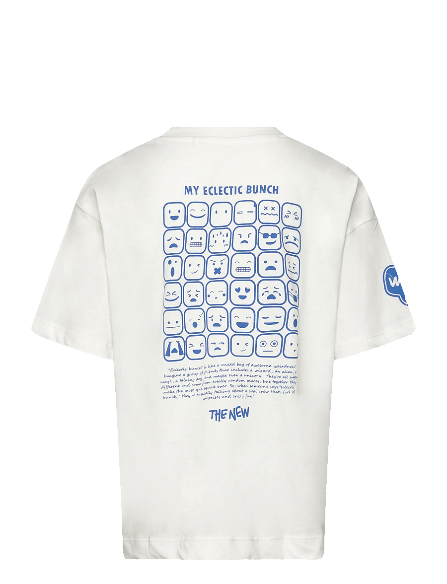 The New - TNPerry OS S_S Tee - kortärmade t-shirts - cloud dancer - 2