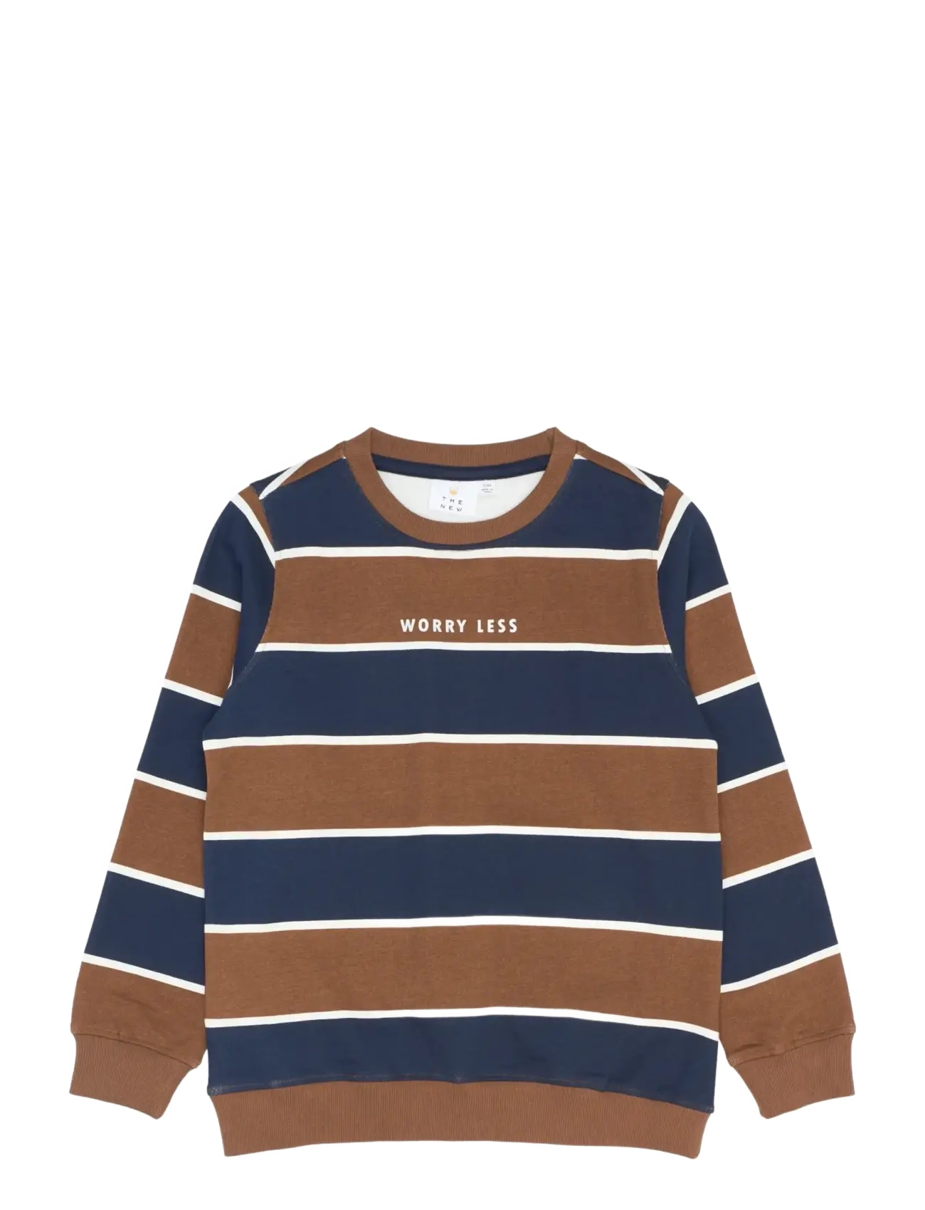 The New TNPierno Sweatshirt - Vintererbjudanden - TOFFEE STRIPED / brown