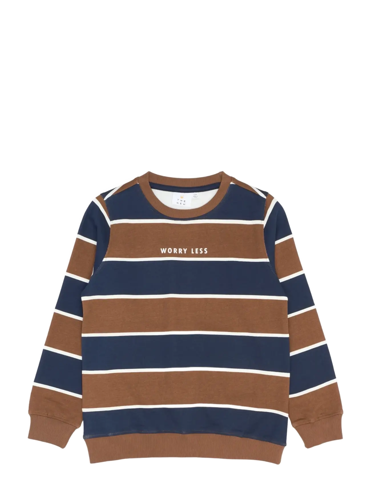 The New TNPierno Sweatshirt - Kids 98-134 - TOFFEE STRIPED / brown