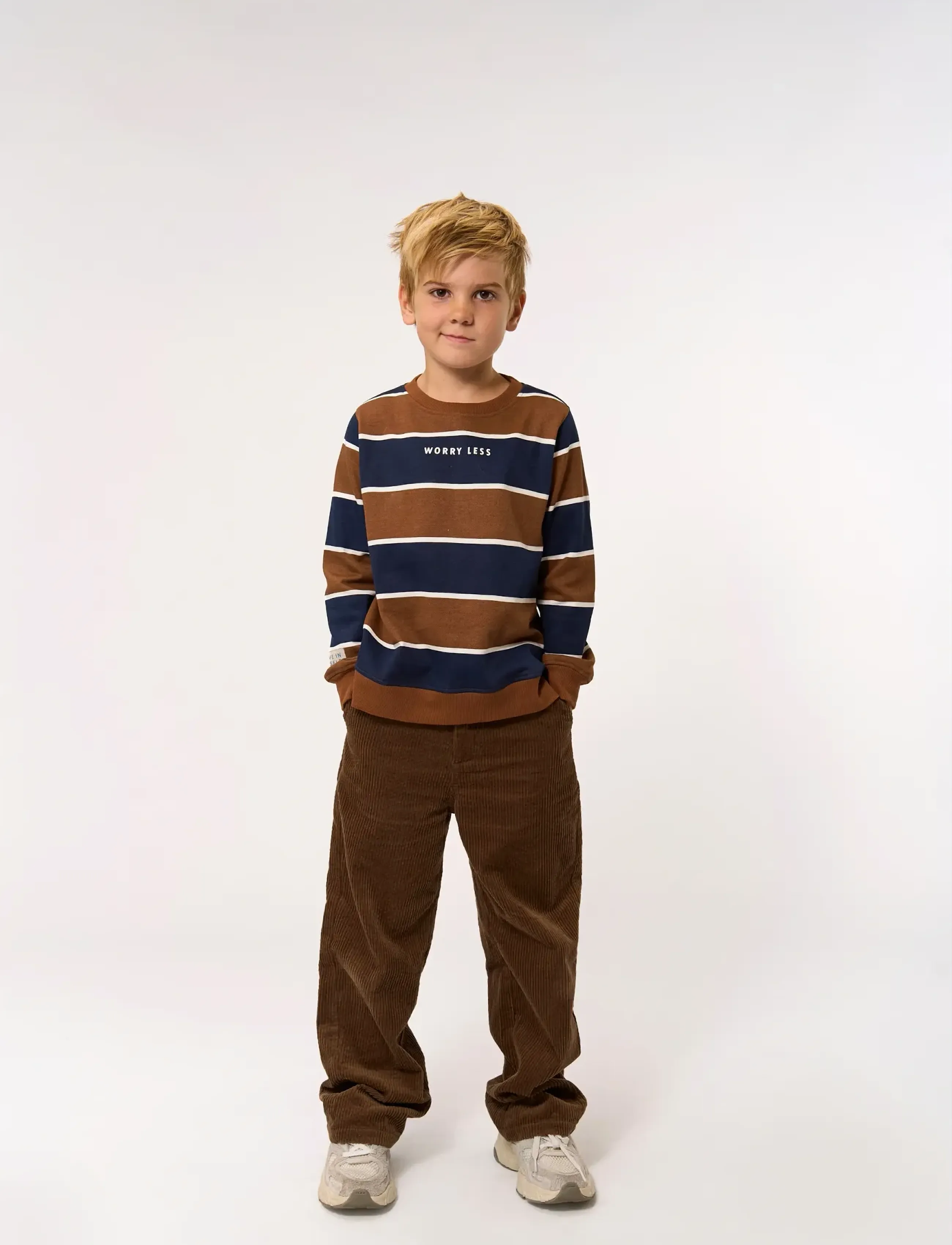The New TNPierno Sweatshirt - Sweatshirts - TOFFEE STRIPED / brown