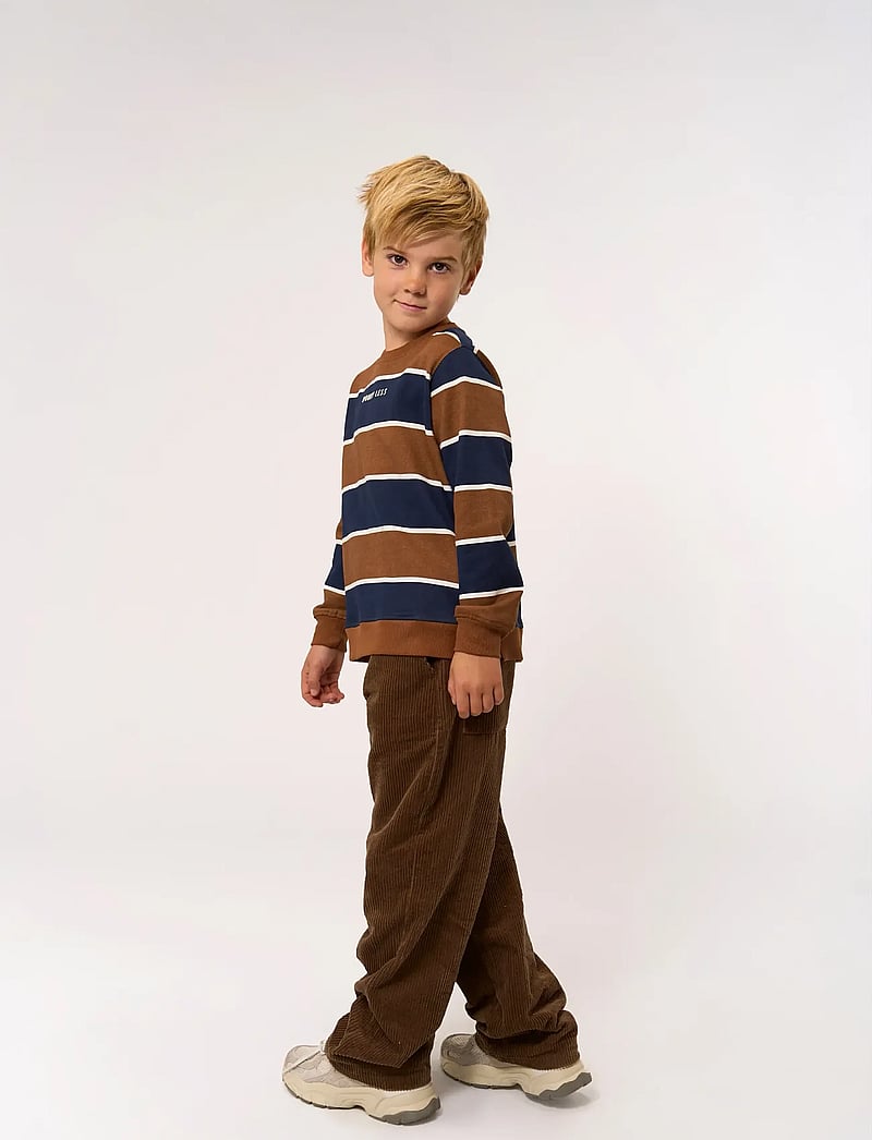 The New - TNPierno Sweatshirt - dressipluusid - toffee striped - 3