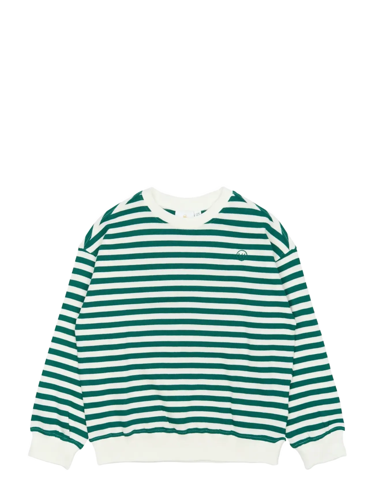 The New TNNero OS Sweatshirt - Vintererbjudanden - ALPINE GREEN STRIPED / green