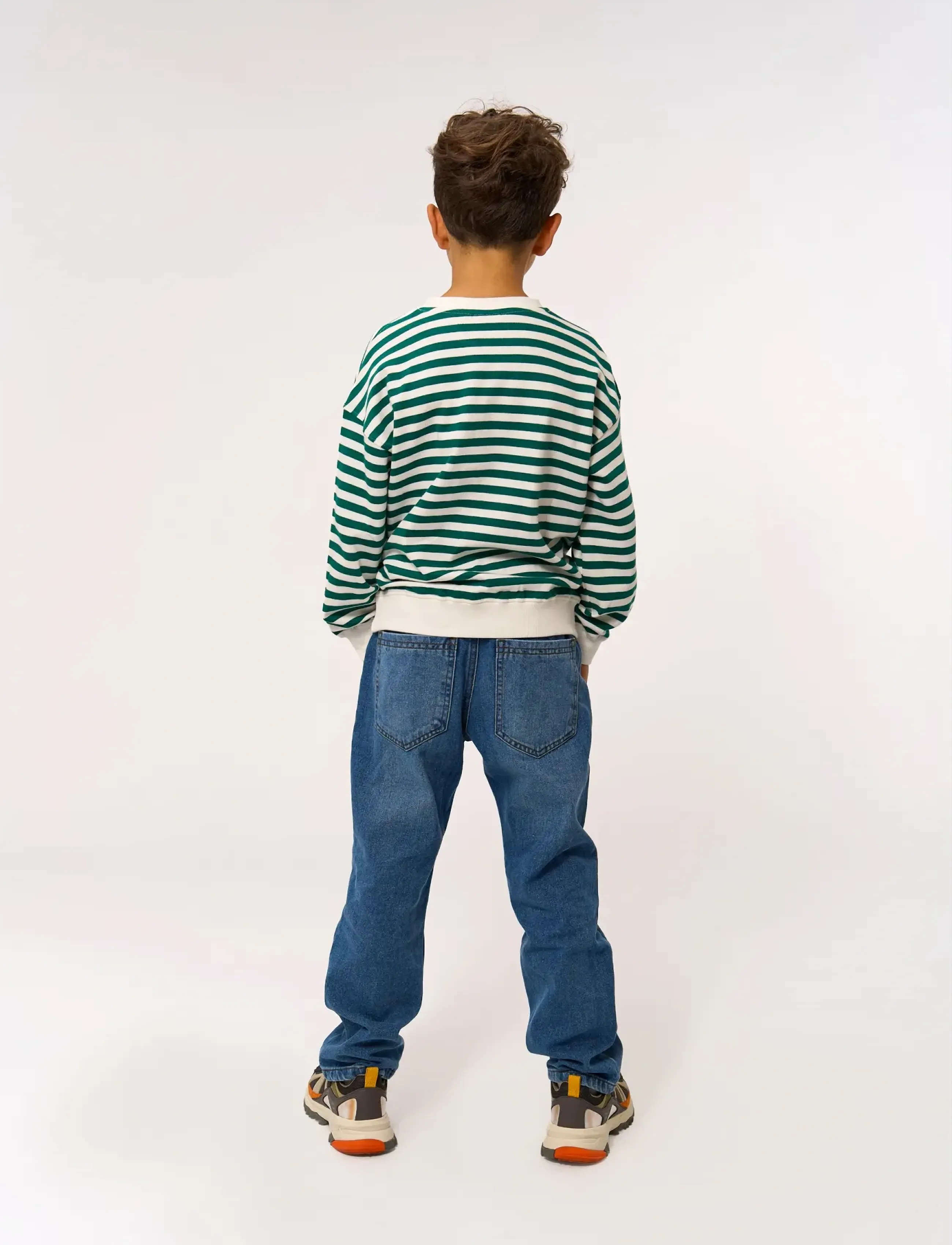 The New - TNNero OS Sweatshirt - alpine green striped - 3