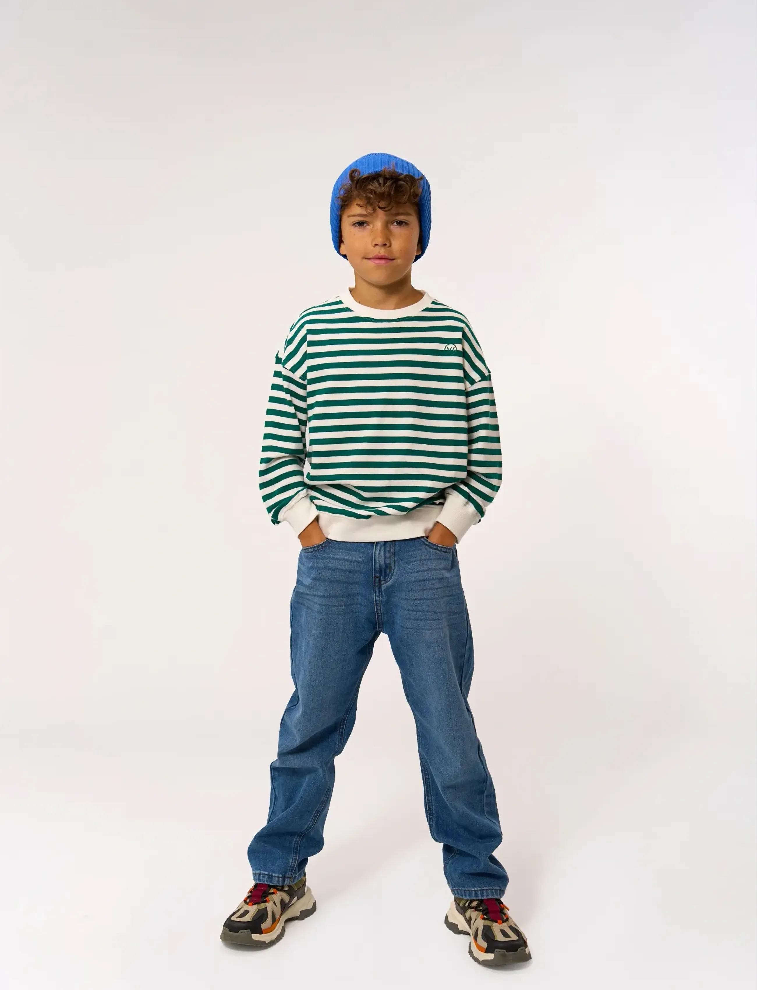 The New - TNNero OS Sweatshirt - alpine green striped - 4
