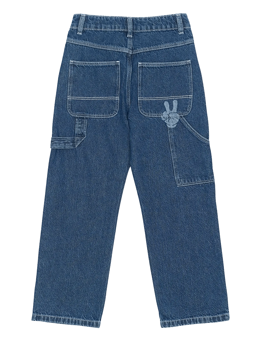 The New - TNParks Denim Worker Jeans - blue denim - 1