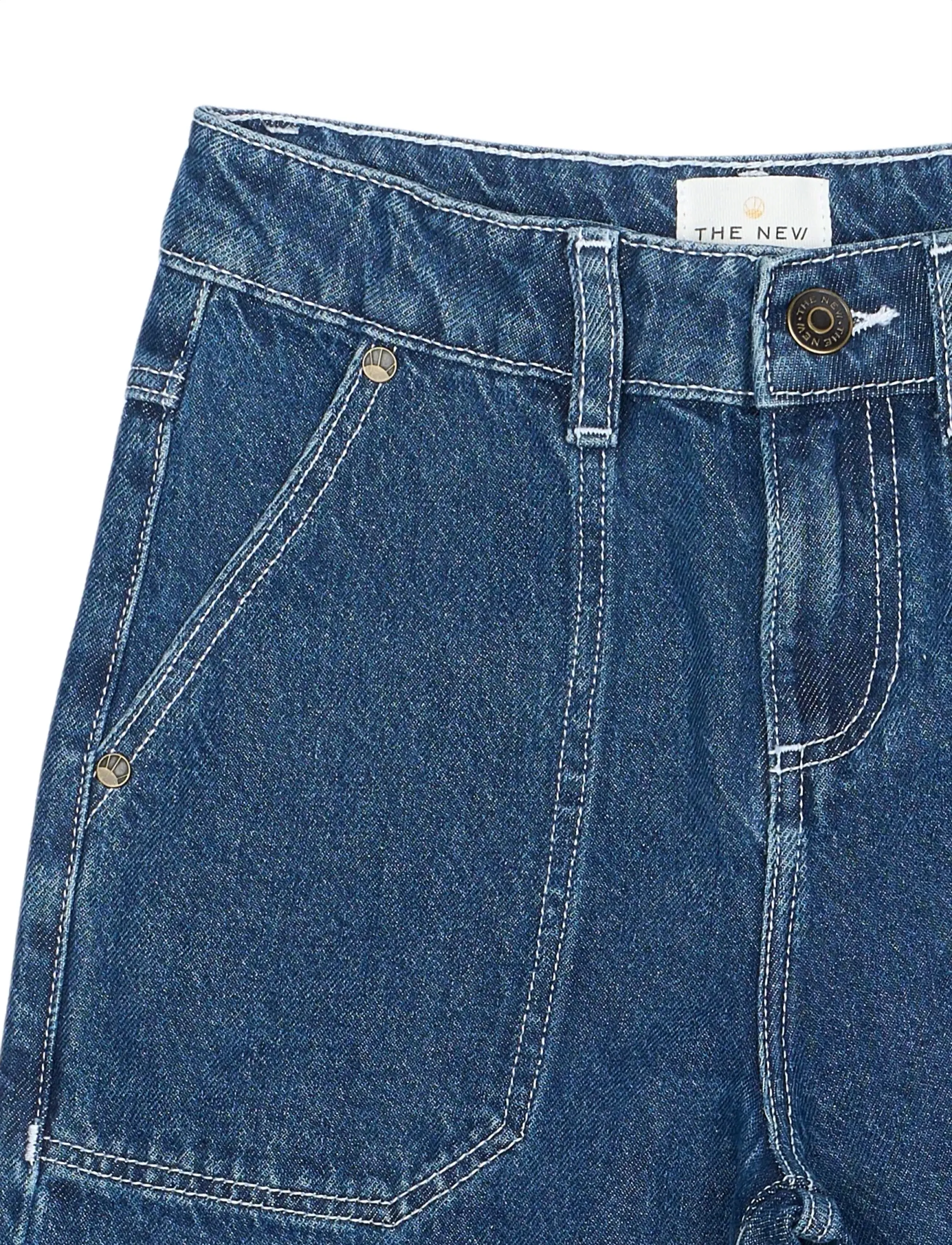 The New - TNParks Denim Worker Jeans - blue denim - 2