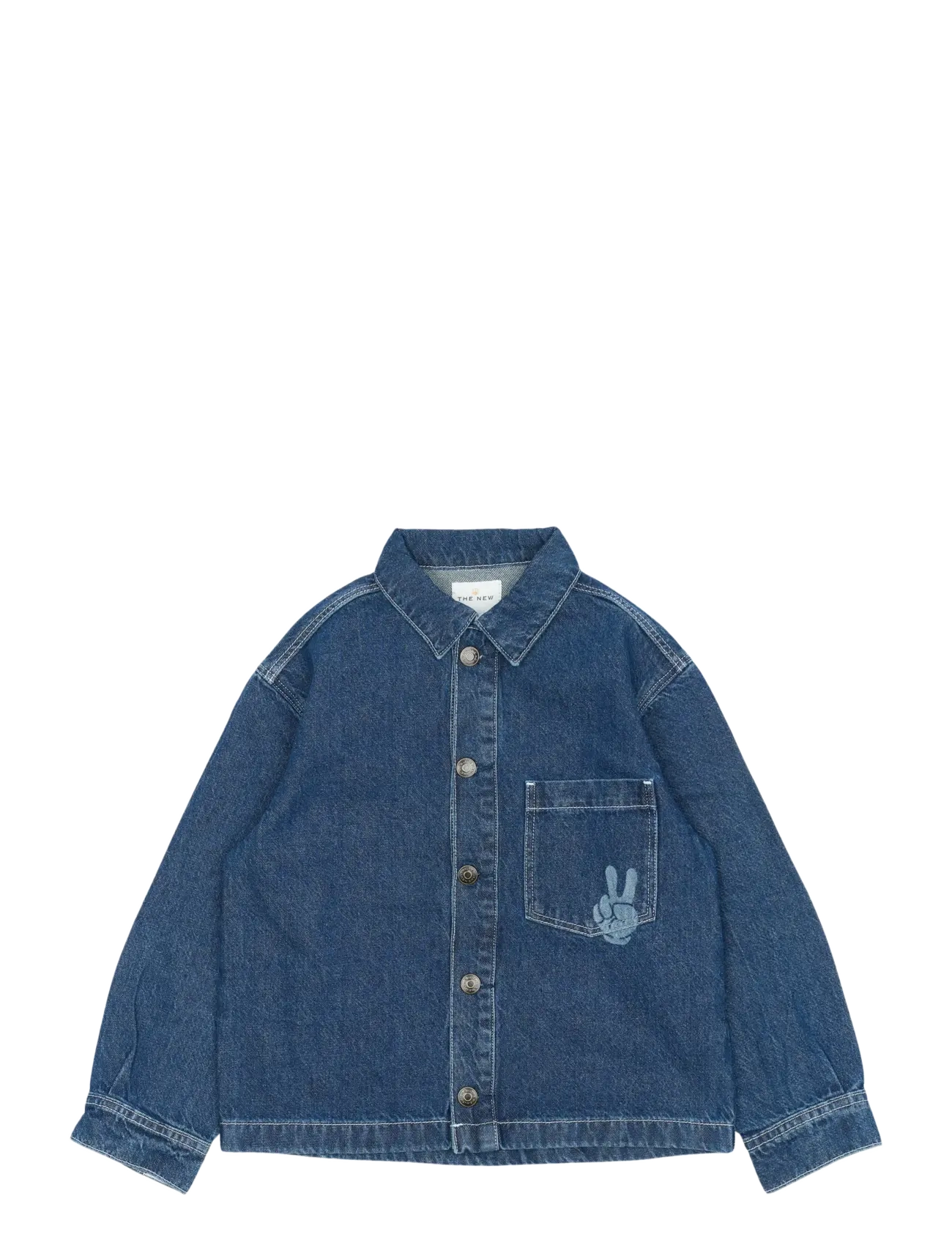 The New TNParks OS Denim Overshirt - Finkläder - BLUE DENIM / blue