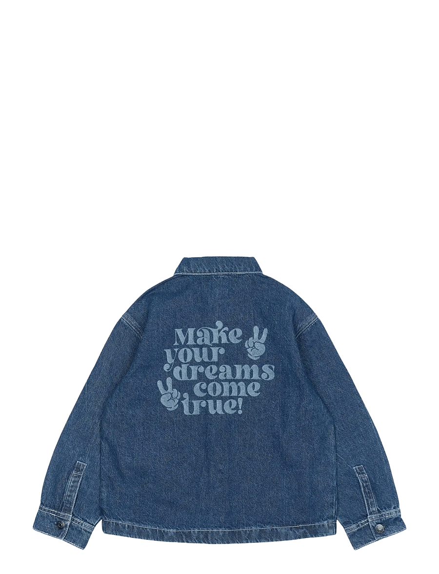 The New - TNParks OS Denim Overshirt - långärmade skjortor - blue denim - 1