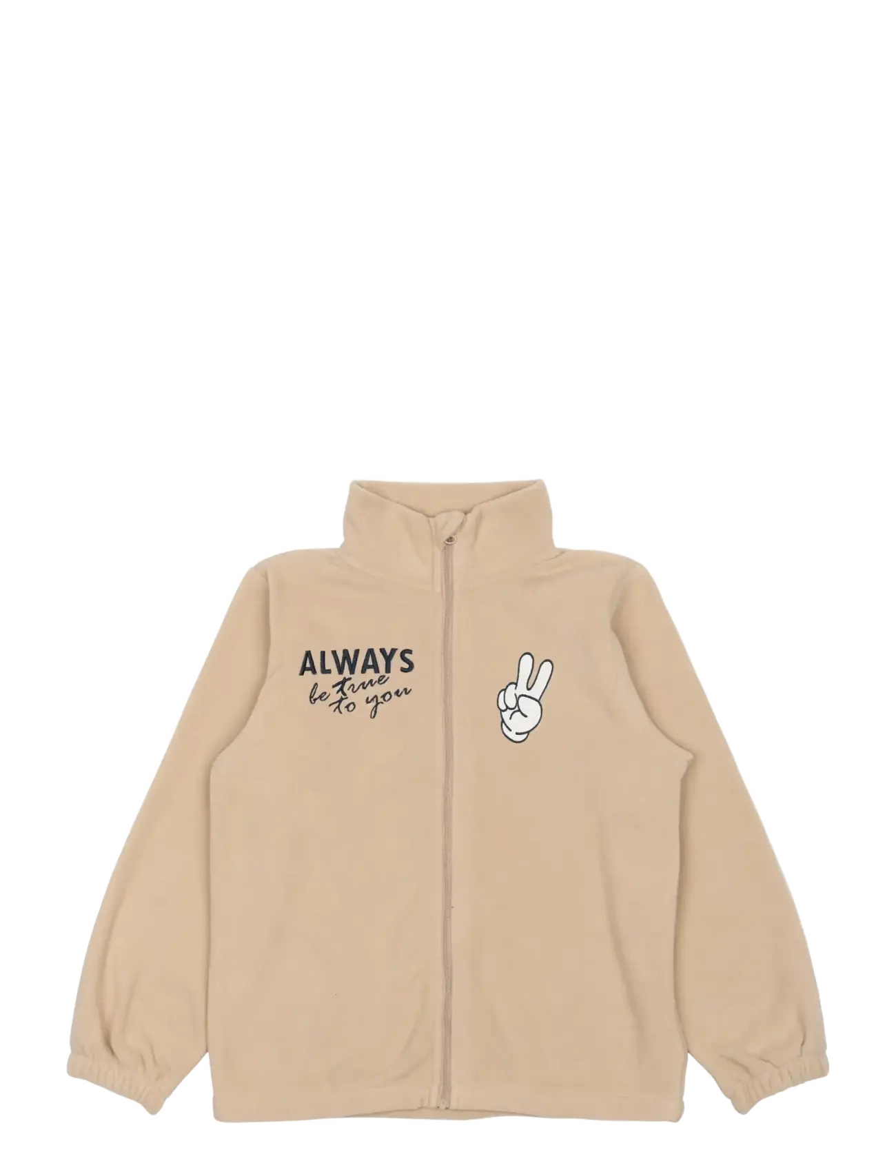 The New TNPetros Fleece Jacket - Kinder 98-134 - HUMUS / beige