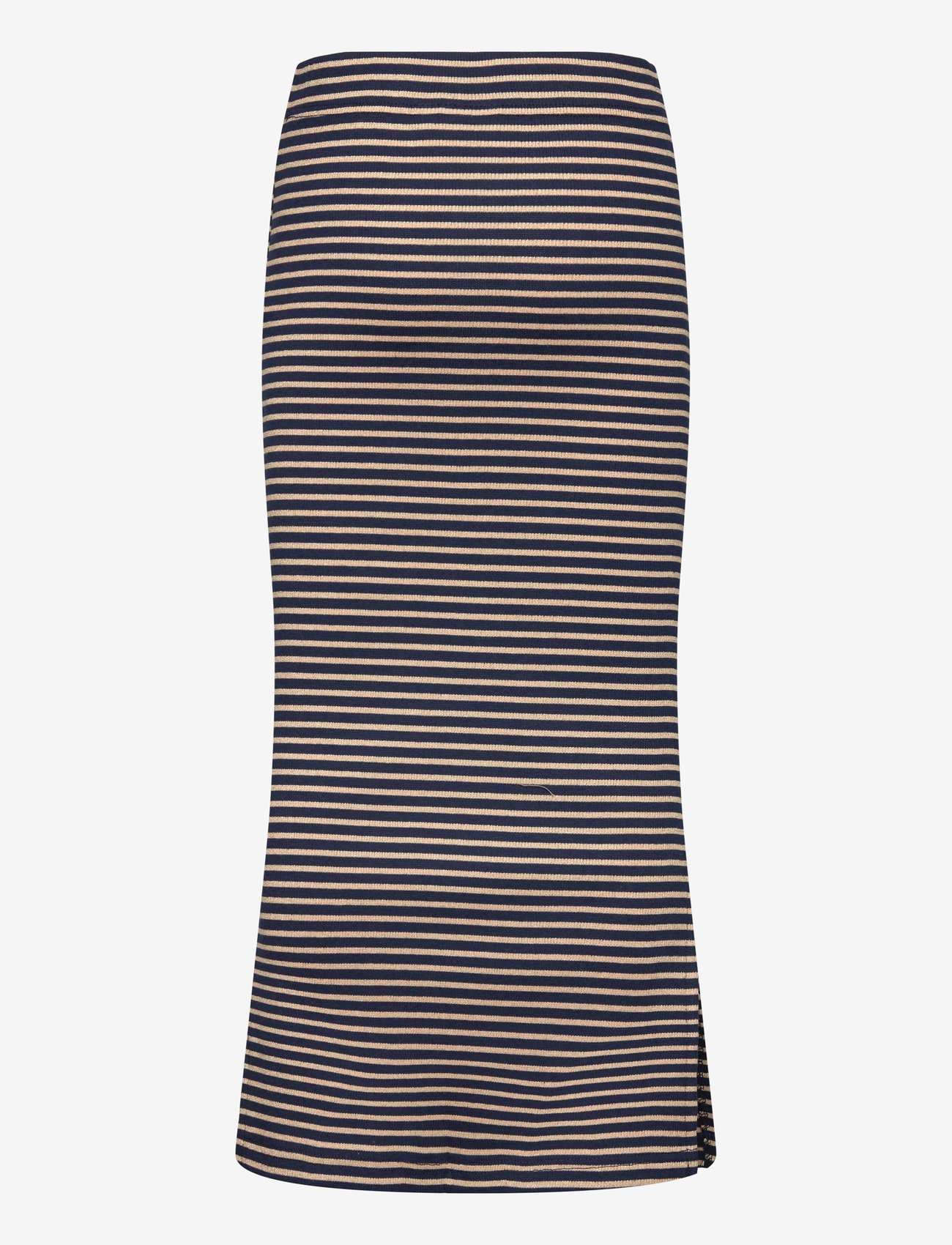 The New - TNPriscilla Long Rib Skirt - maxikjolar - navy blazer striped - 2