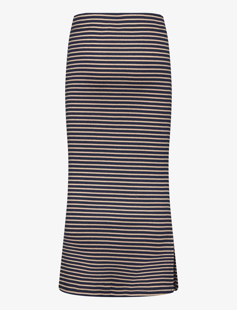 The New - TNPriscilla Long Rib Skirt - maxikjolar - navy blazer striped - 1