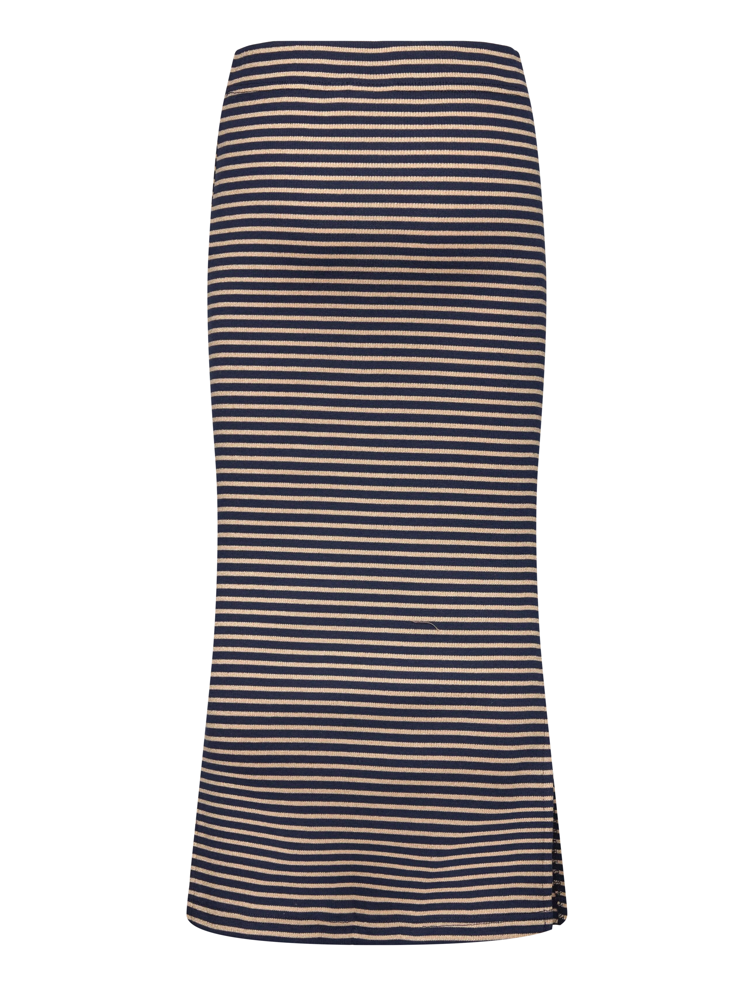 The New - TNPriscilla Long Rib Skirt - maxi skirt - navy blazer striped - 2