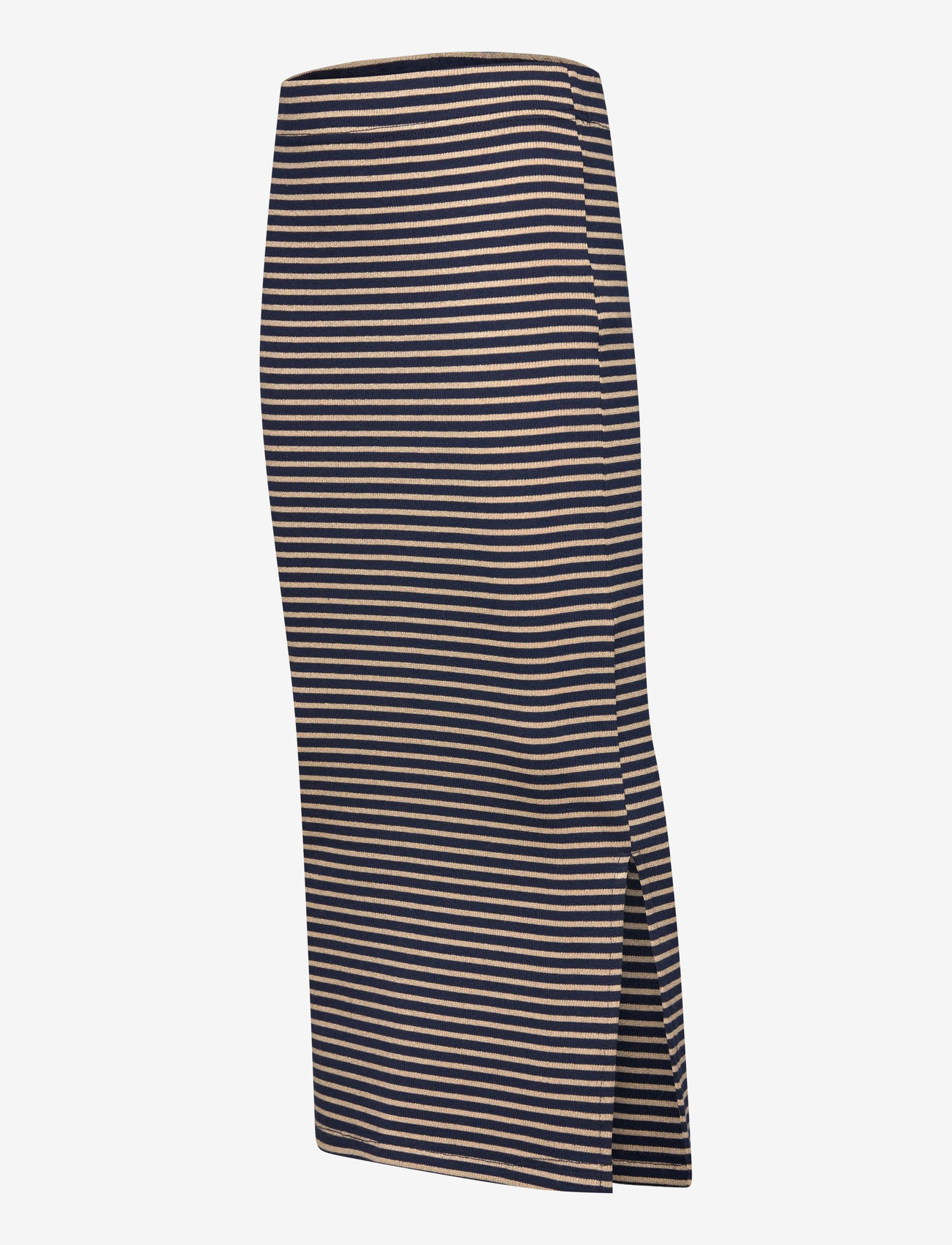 The New - TNPriscilla Long Rib Skirt - maxikjolar - navy blazer striped - 3