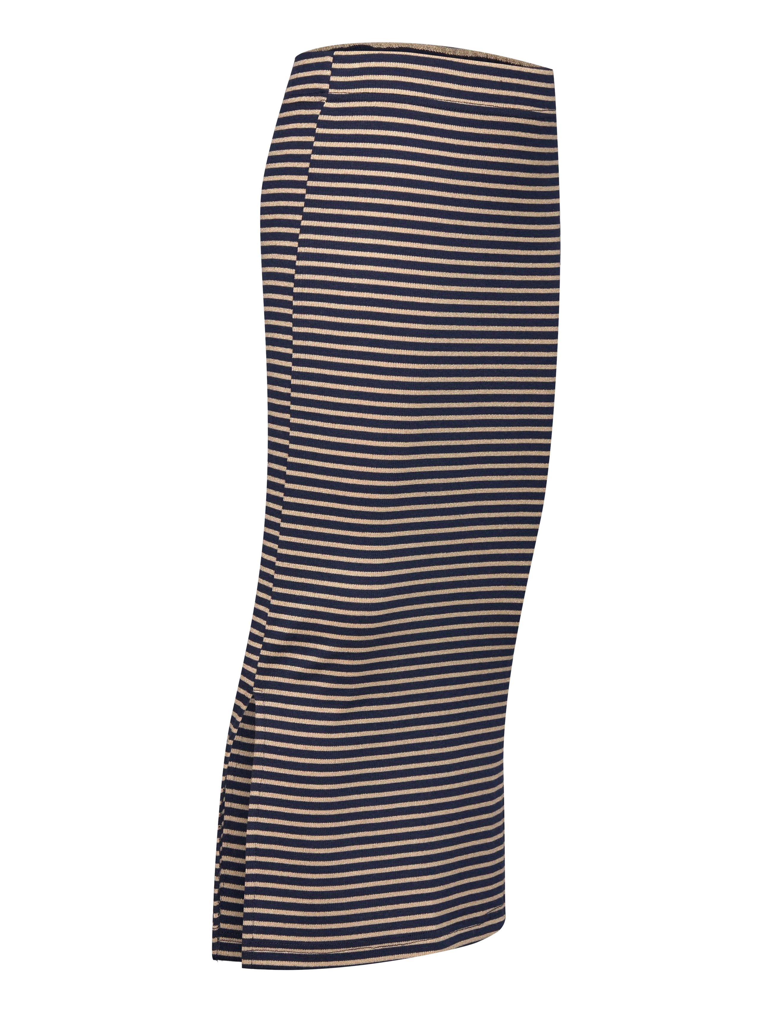 The New - TNPriscilla Long Rib Skirt - maksihameet - navy blazer striped - 4