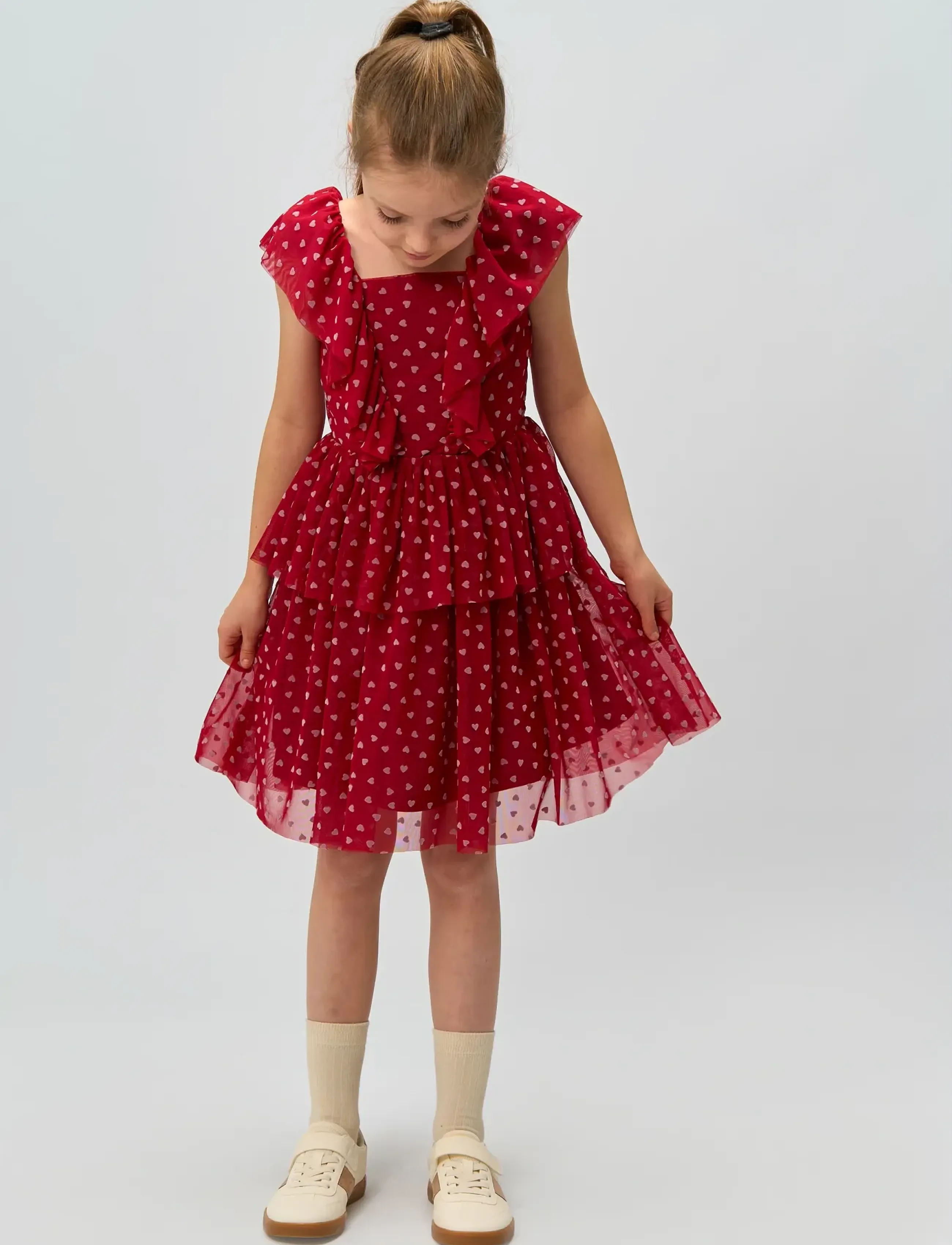 The New TNJohanna S_L Dress - Dresses - SKI PATROL AOP / red