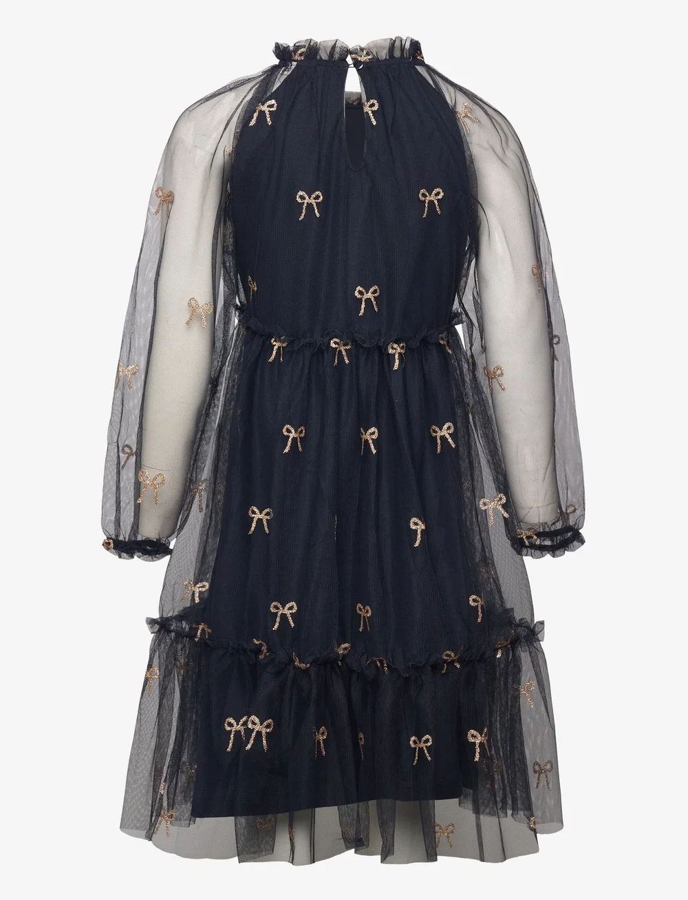 The New - TNRudelle L_S Dress - festkjoler - navy blazer aop - 1