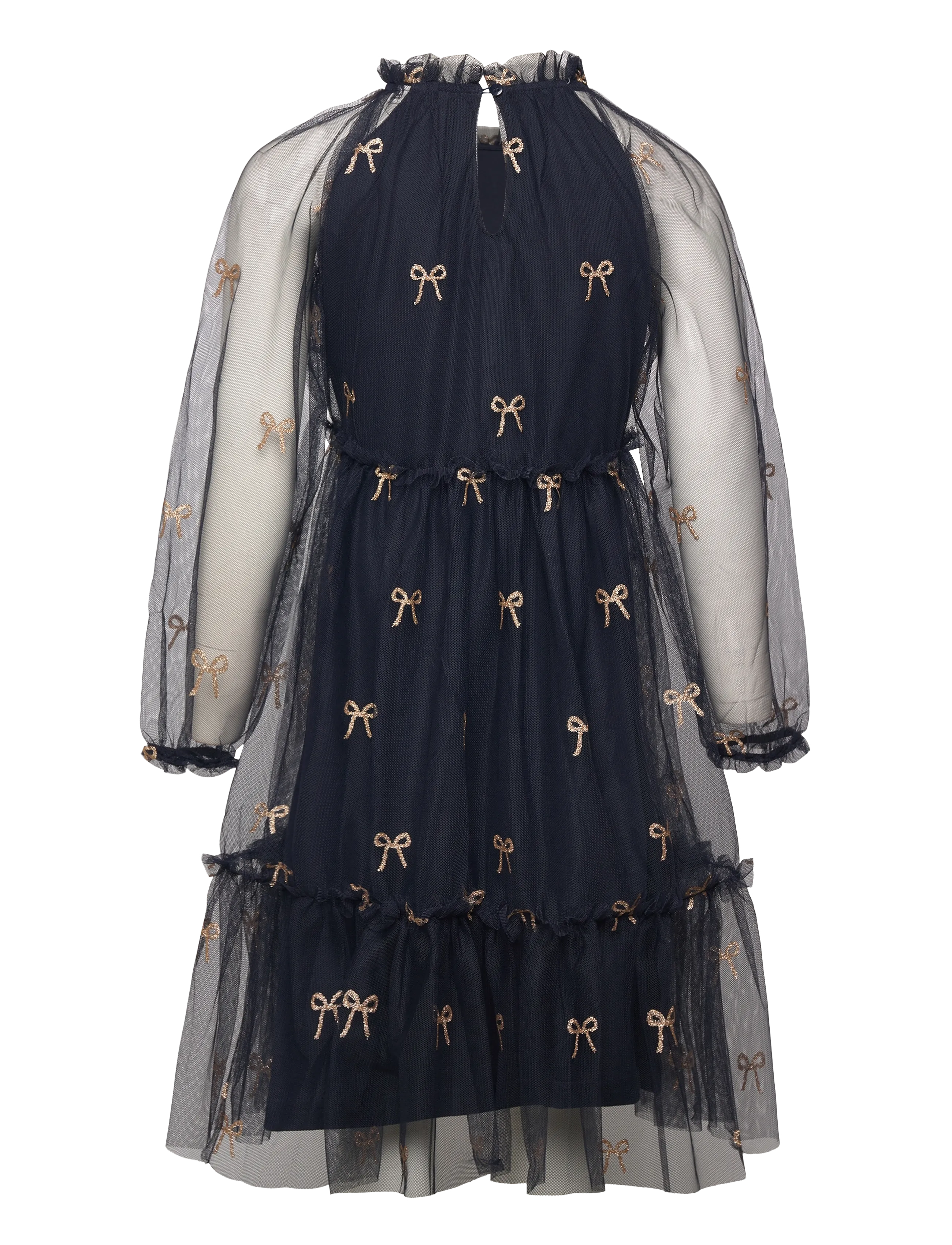 The New - TNRudelle L_S Dress - navy blazer aop - 2