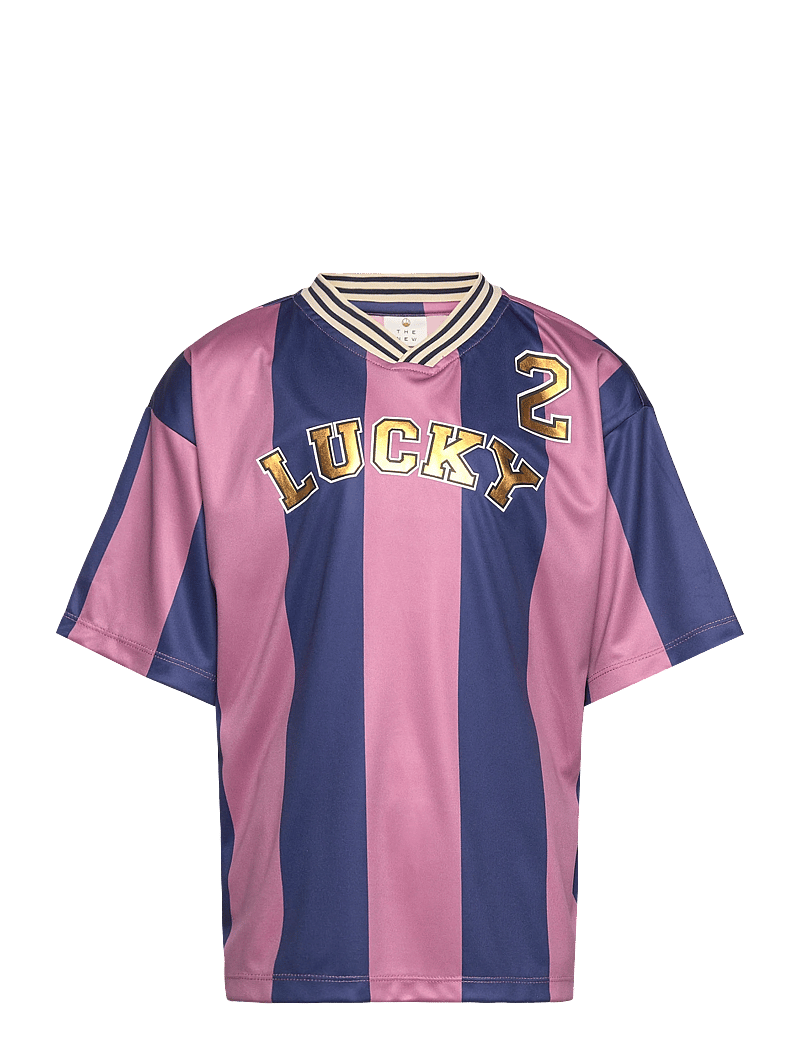 The New - TNRiva OS S_S Tee - kortærmede t-shirts - polignac striped - 1