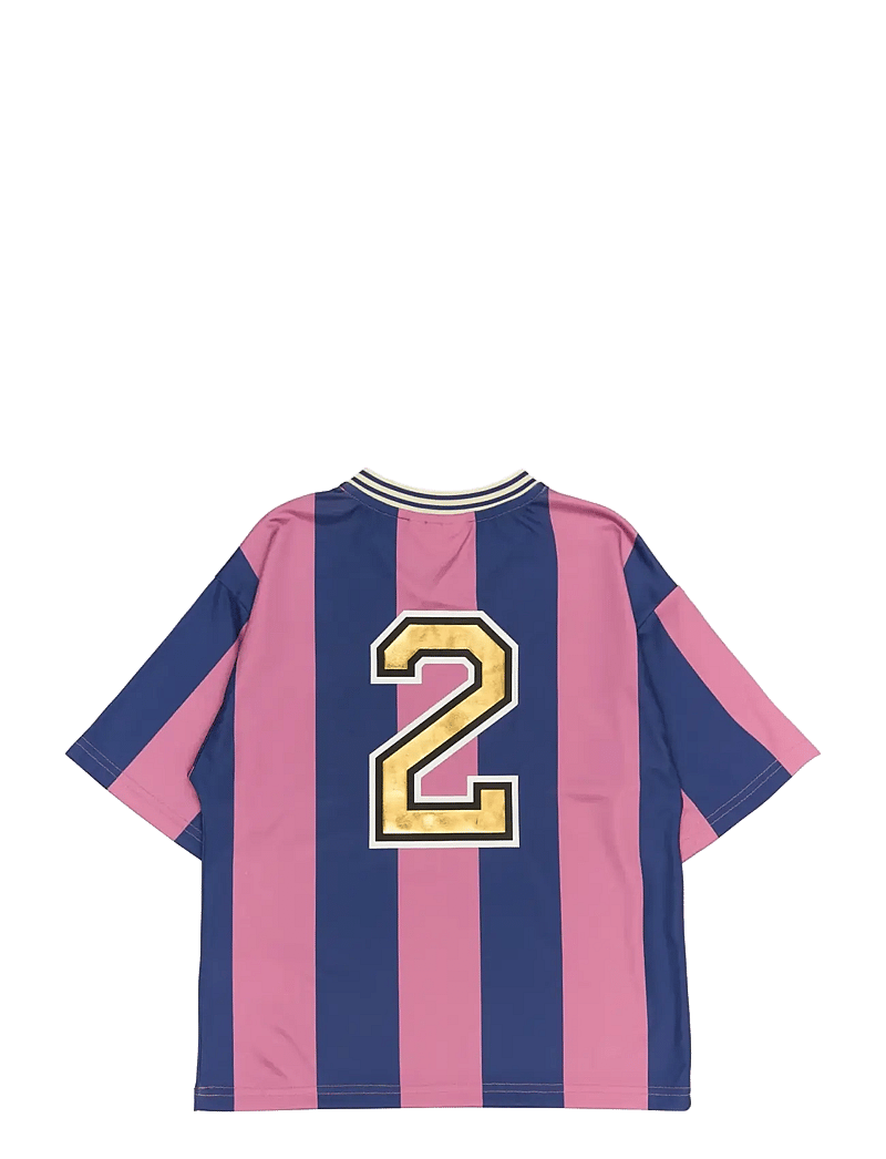 The New - TNRiva OS S_S Tee - kortærmede t-shirts - polignac striped - 2