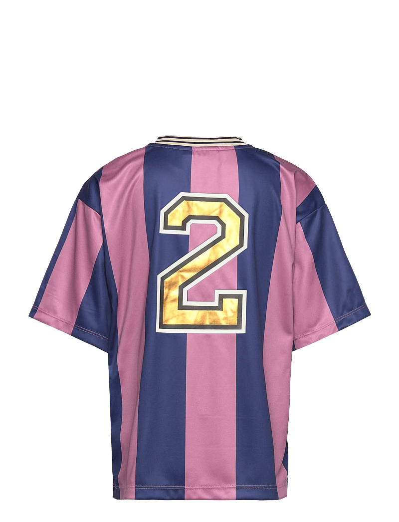 The New - TNRiva OS S_S Tee - kortærmede t-shirts - polignac striped - 2