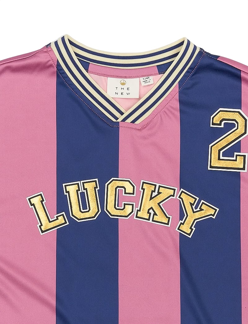 The New - TNRiva OS S_S Tee - kortærmede t-shirts - polignac striped - 4