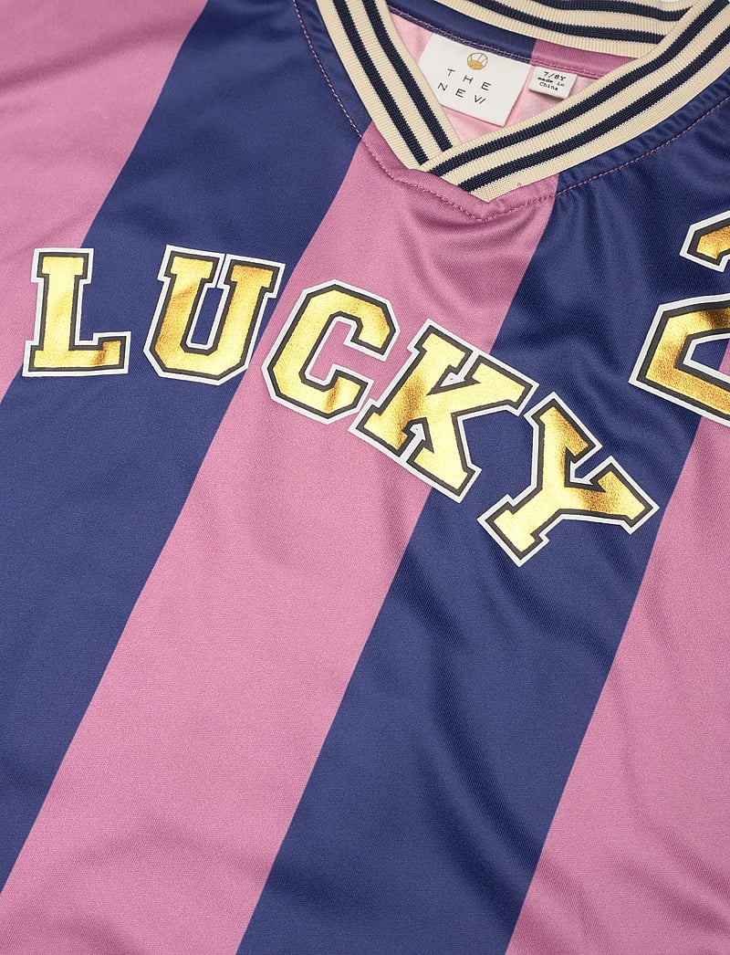 The New - TNRiva OS S_S Tee - kortærmede t-shirts - polignac striped - 4