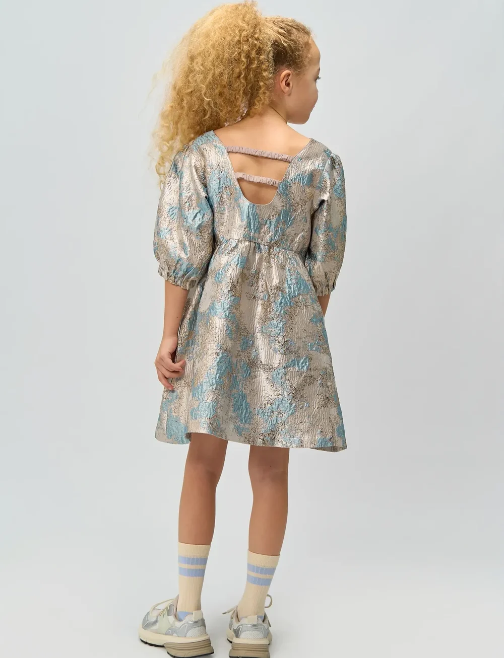 The New - TNReeve S_S Dress - kurzärmelige freizeitkleider - tempest - 3