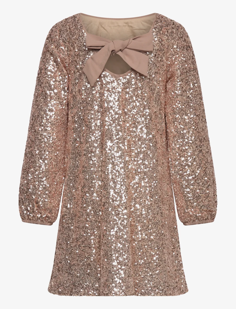 The New - TNRupa L_S Sequin Dress - partykleider - gold - 1