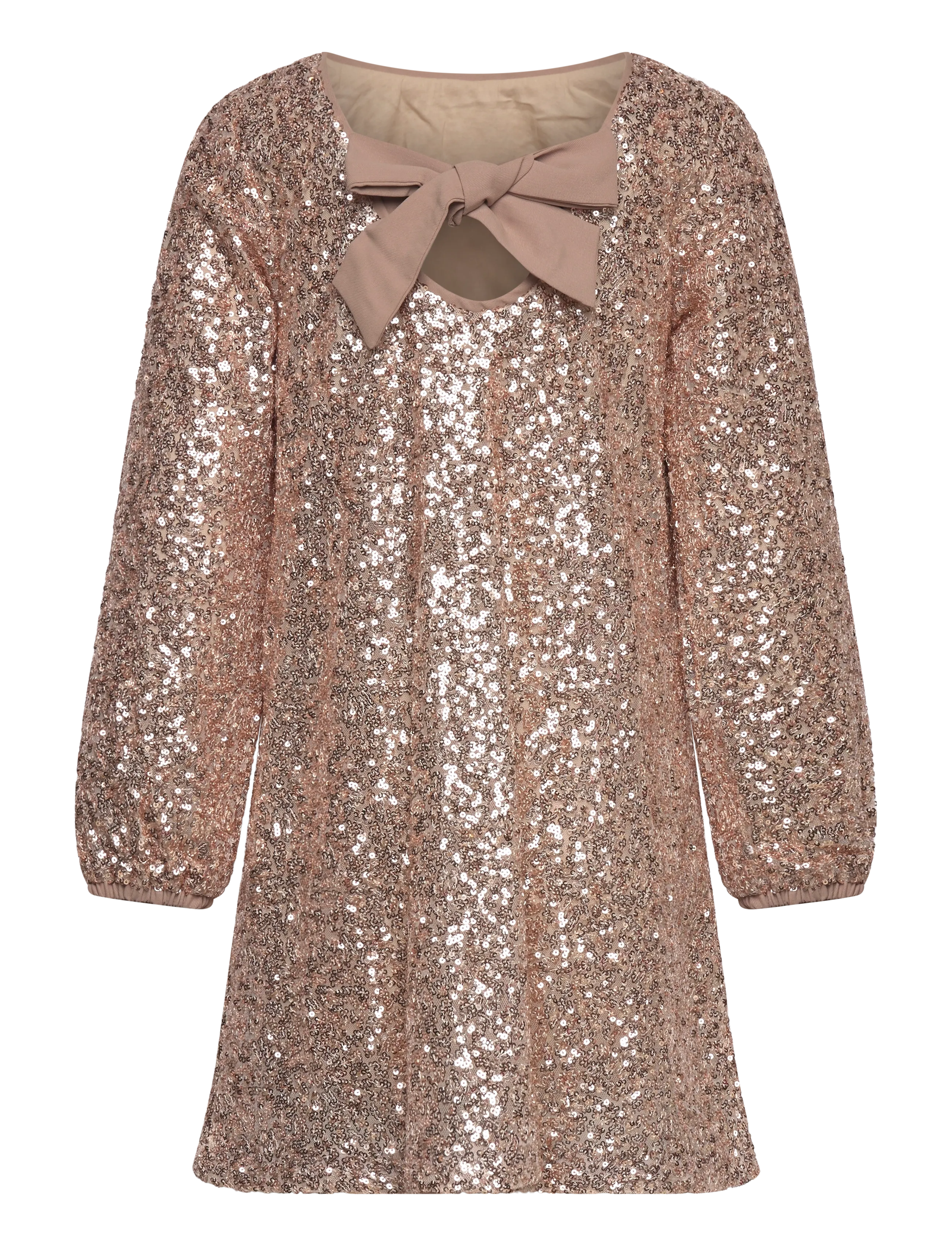 The New - TNRupa L_S Sequin Dress - gold - 1