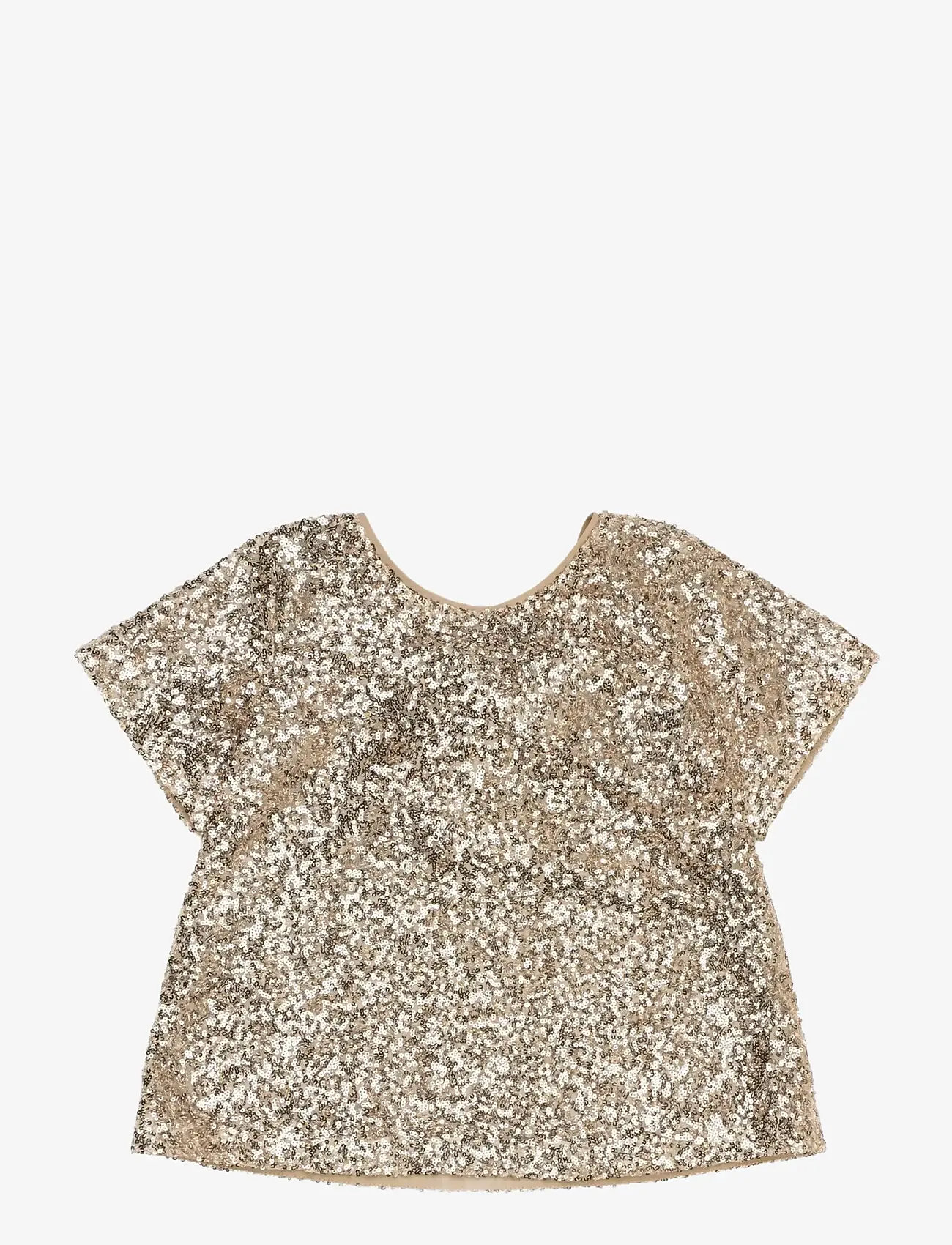 The New - TNRupa S_S Sequin Top - gold - 1