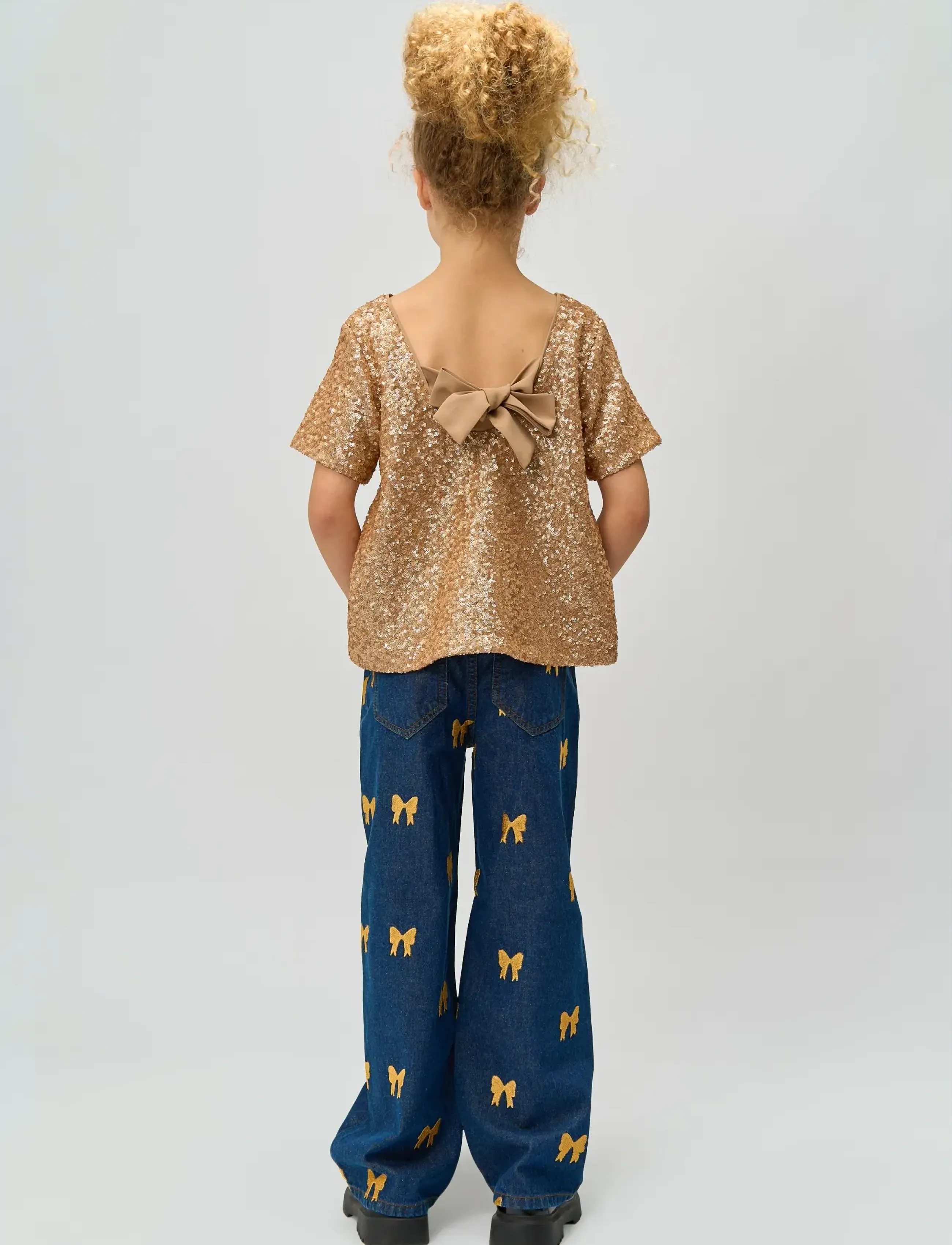 The New - TNRupa S_S Sequin Top - gold - 3