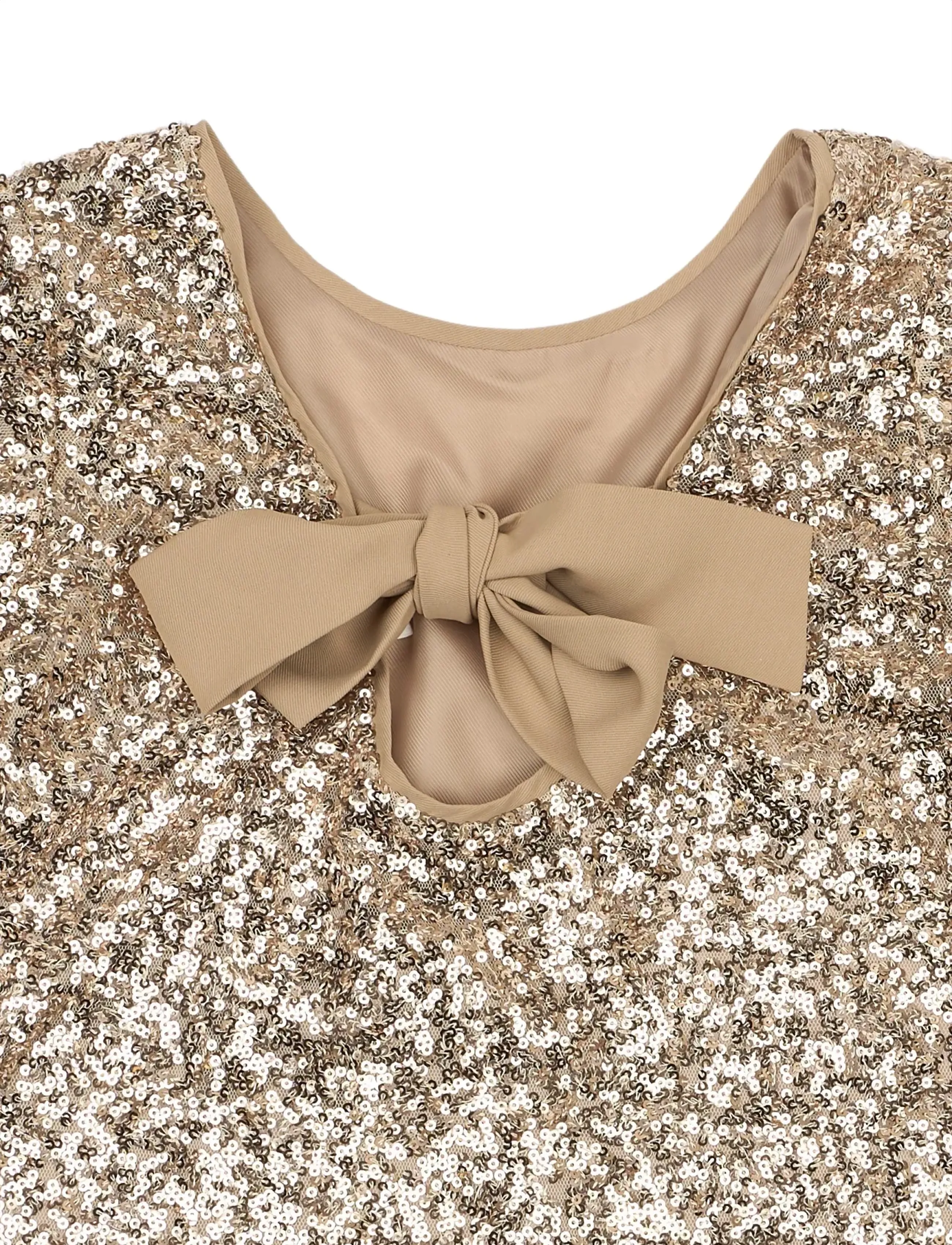 The New - TNRupa S_S Sequin Top - gold - 4