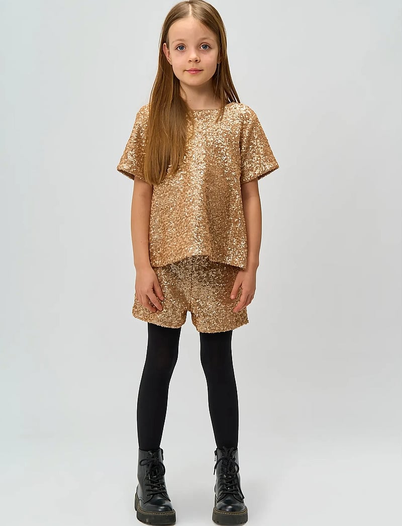 The New - TNRupa Sequin Shorts - casual shorts - gold - 0