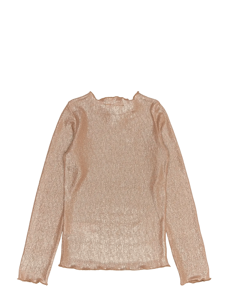 The New - TNRosalind L_S Glitter Tee - langärmelig - gold - 2