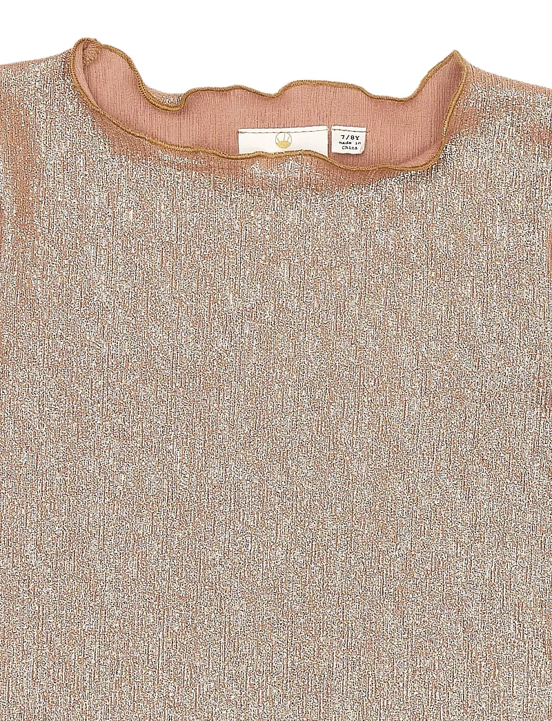 The New - TNRosalind L_S Glitter Tee - langärmelig - gold - 4