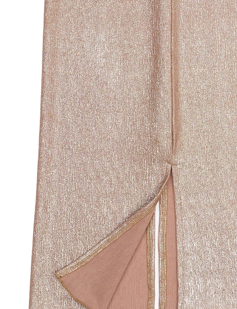 The New - TNRosalind Long Glitter Skirt - maxi skirt - gold - 5