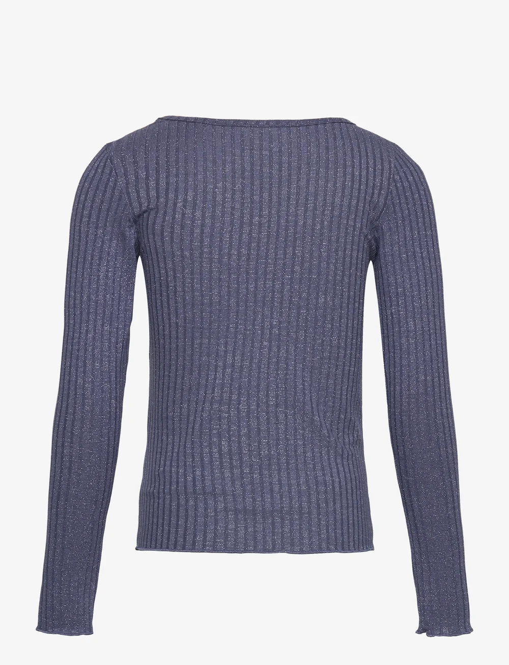 The New - TNRina L_S Glitter Rib Tee - langärmelig - navy blazer - 2