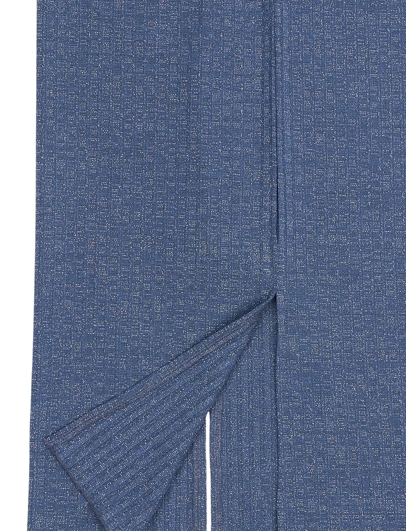 The New - TNRina Long Glitter Rib Skirt - maxi skirt - navy blazer - 4