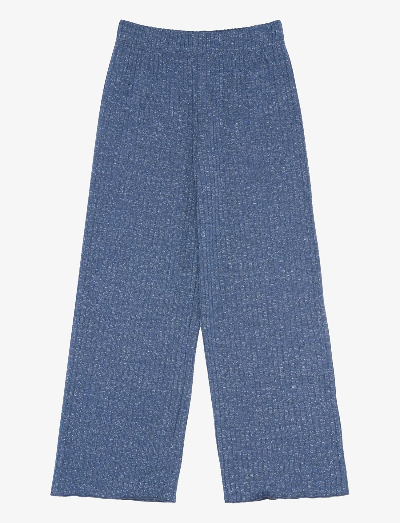 The New - TNRina Wide Glitter Rib Pants - navy blazer - 0