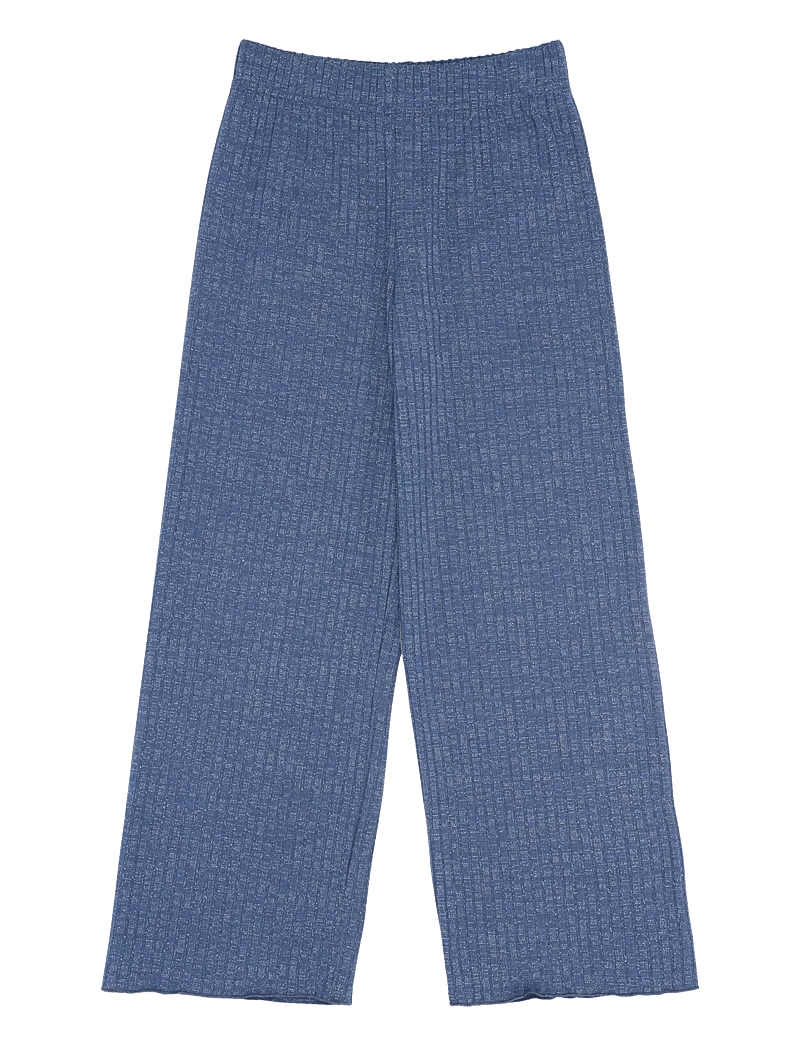 The New - TNRina Wide Glitter Rib Pants - navy blazer - 0