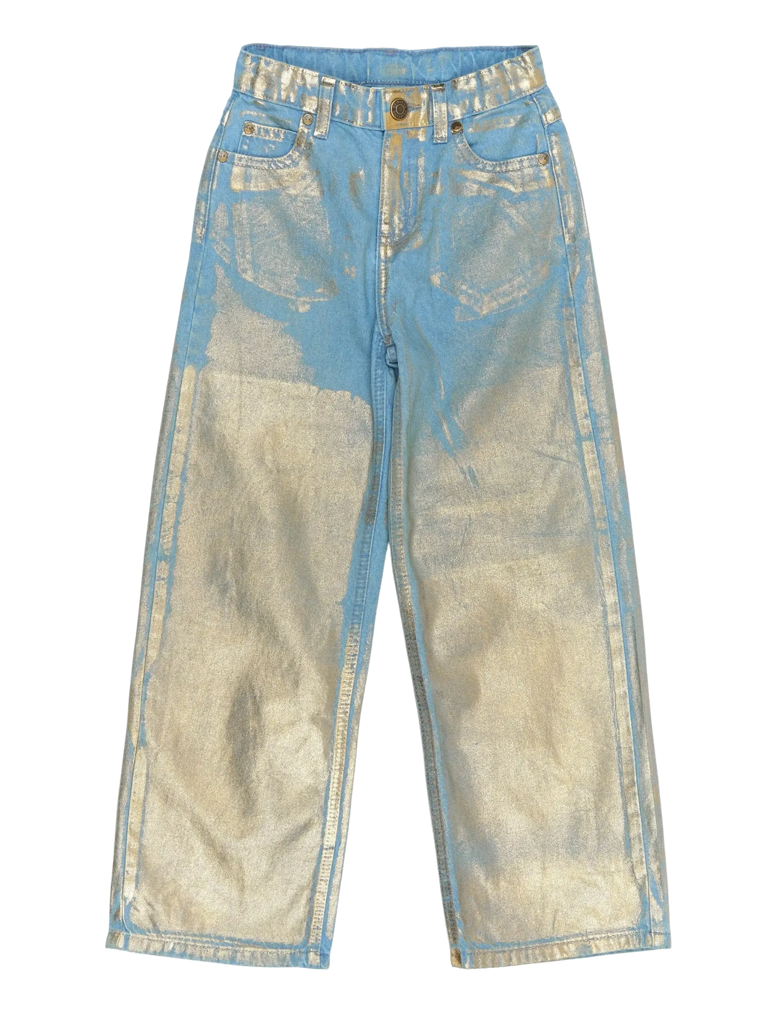 THE NEW Tnrosanna Wide Fit Jeans Patterned - 146/152 - Kinder