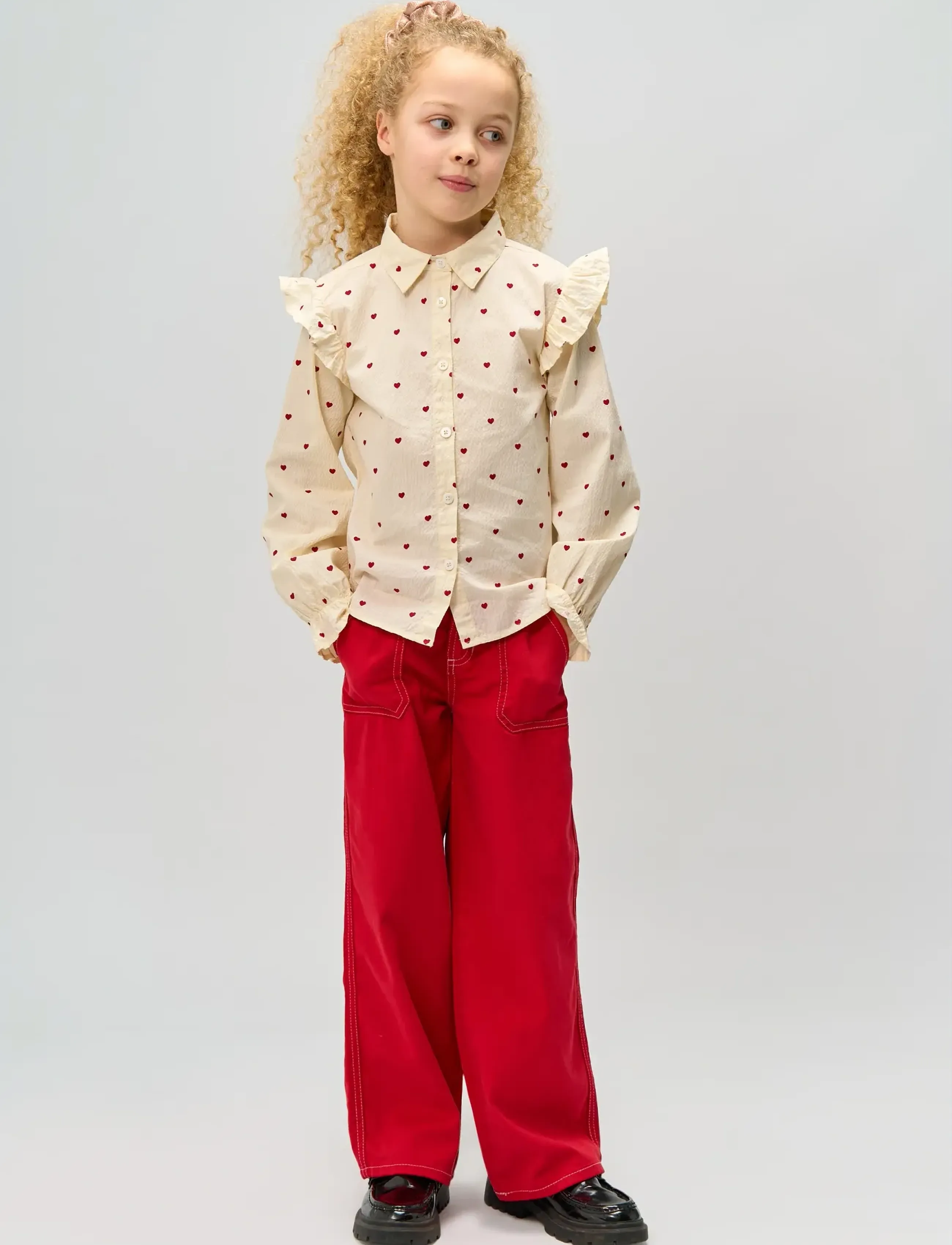 The New - TNRosita Wide Pants - loose jeans - ski patrol - 4