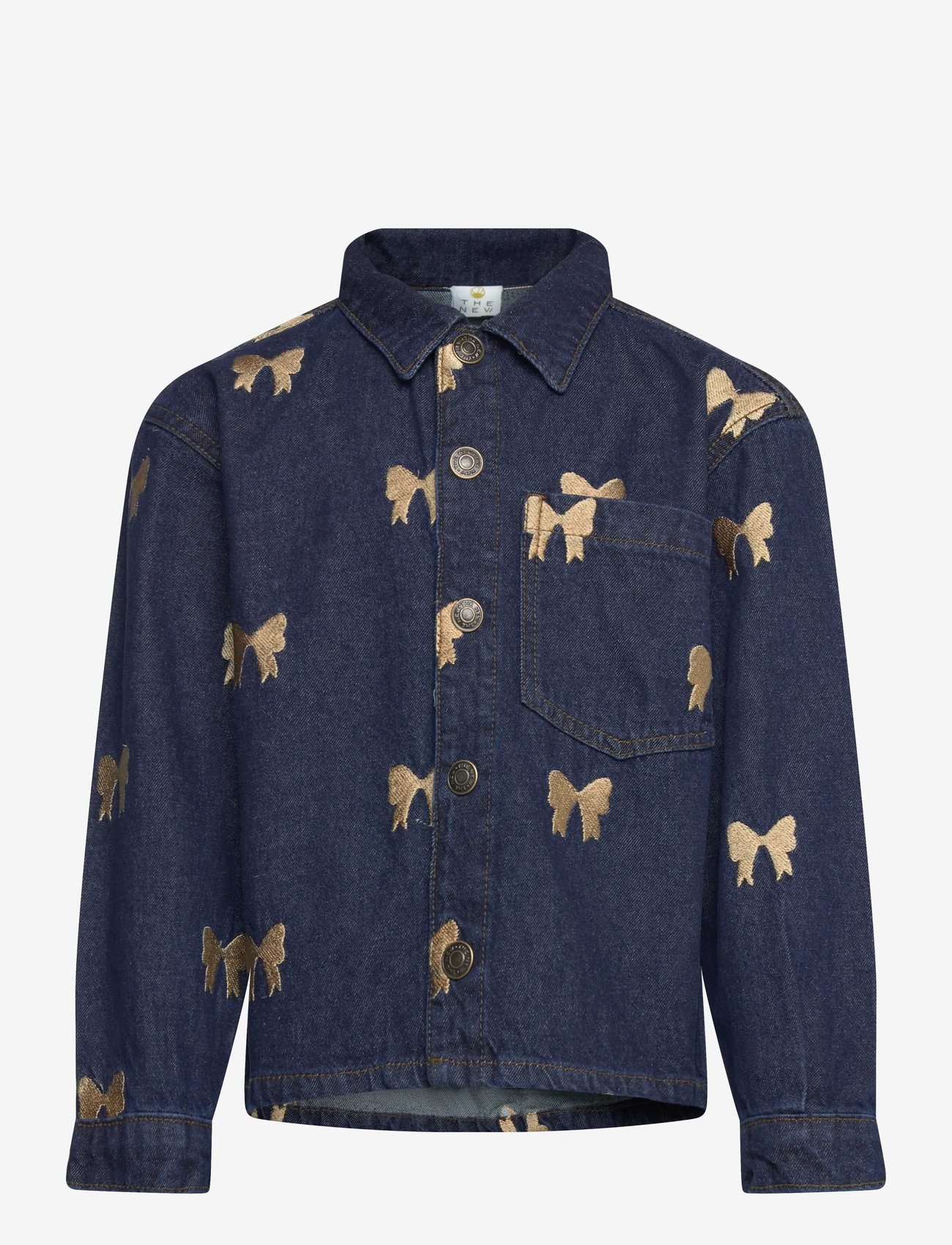 The New - TNRaquel Denim Overshirt - jeansjacken - medium blue denim aop - 1