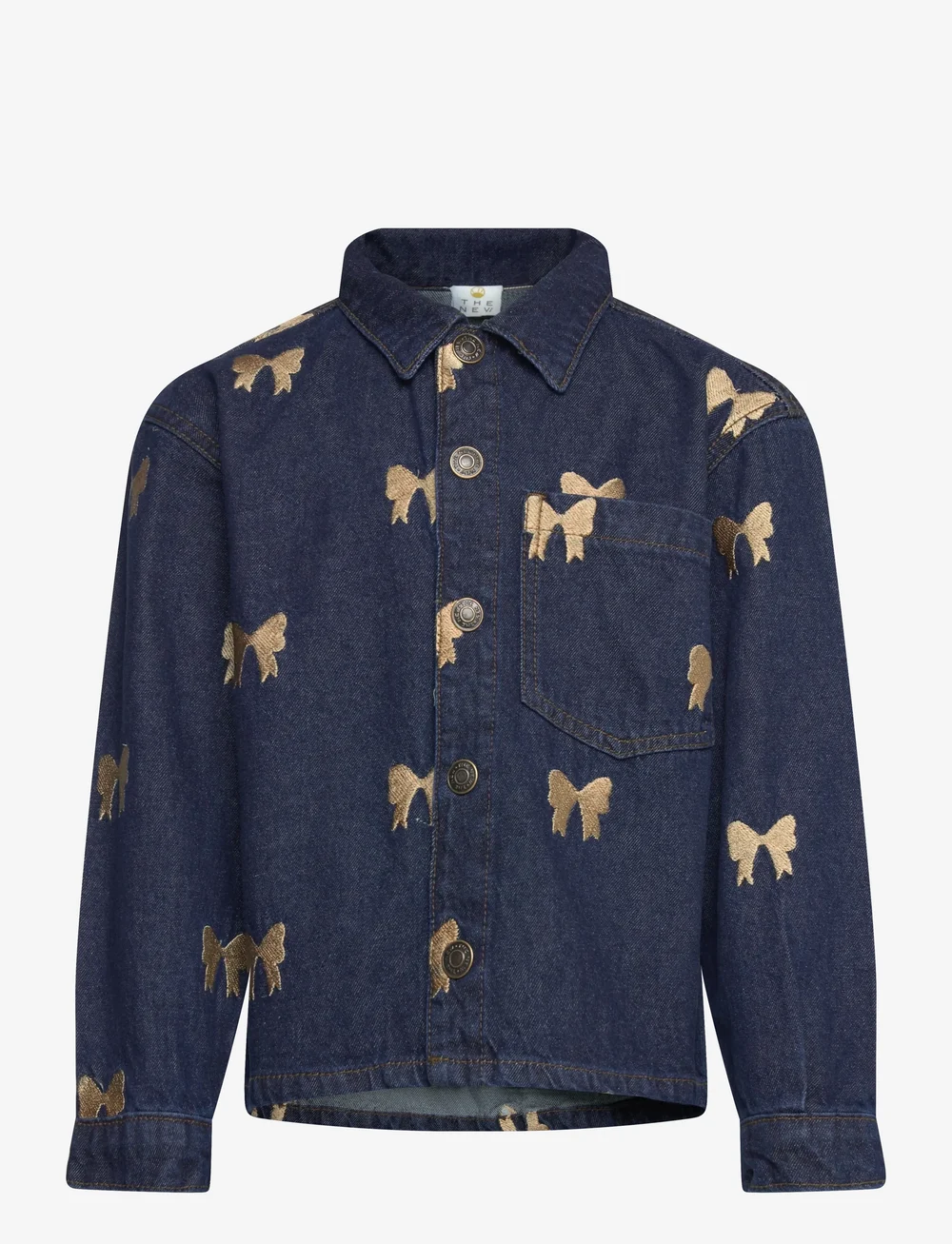 The New - TNRaquel Denim Overshirt - jeansjacken - medium blue denim aop - 1