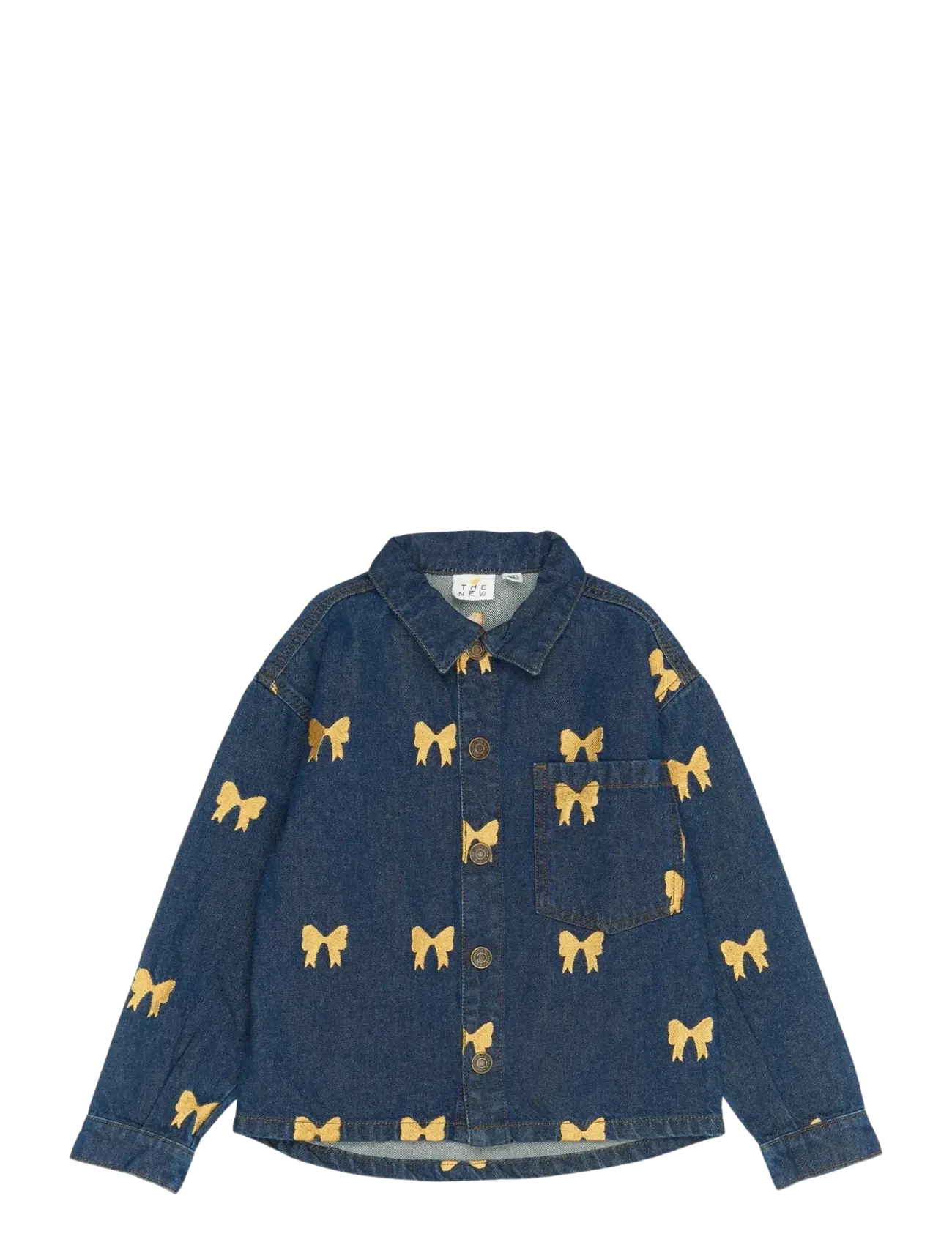 The New TNRaquel Denim Overshirt - Jeansjackor - MEDIUM BLUE DENIM AOP / blue