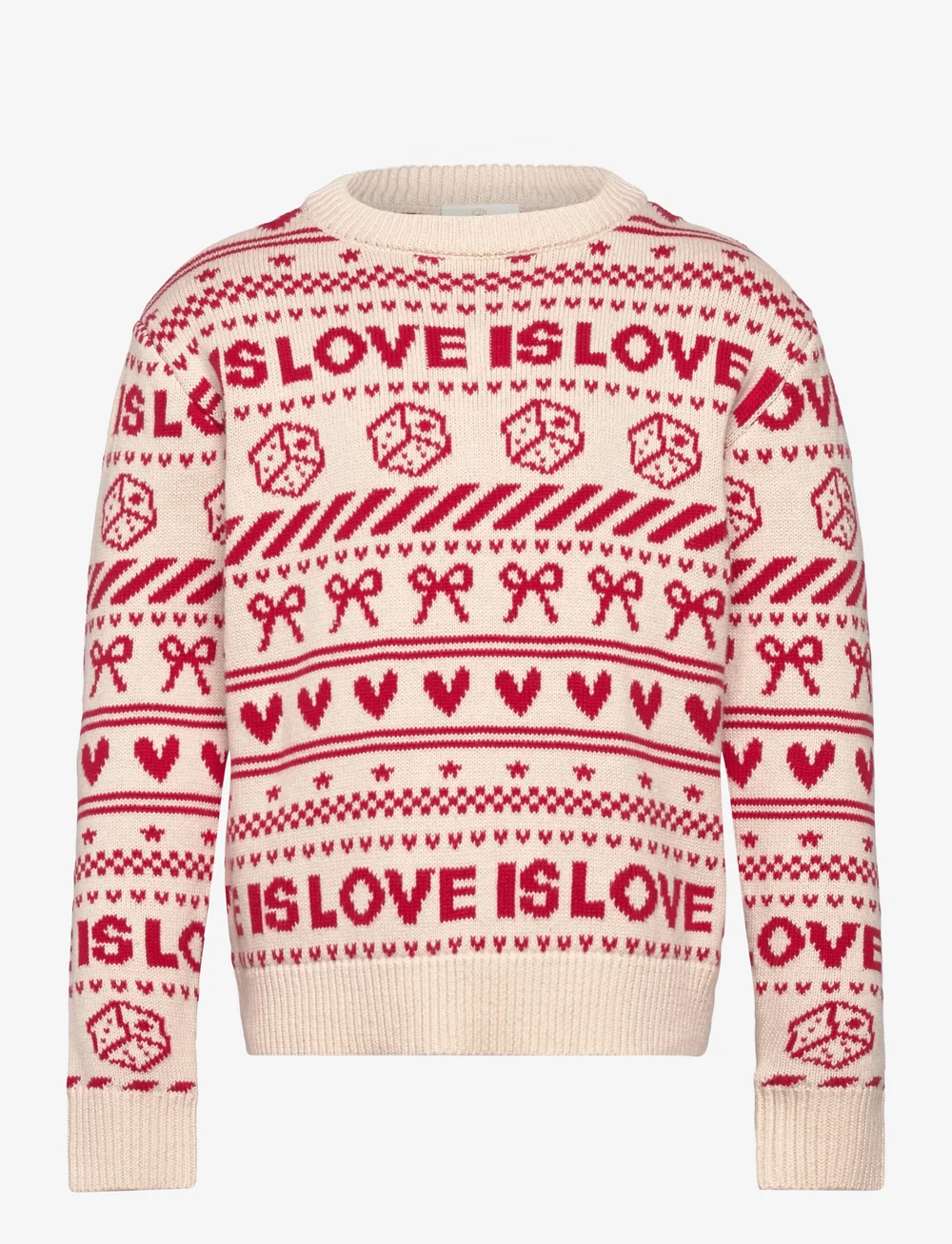 The New - TNRaline Jacquard Pullover - džemprid - gardenia aop - 0